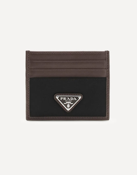 PRADA 　ハンガー prada-leather-and-fabric-card-