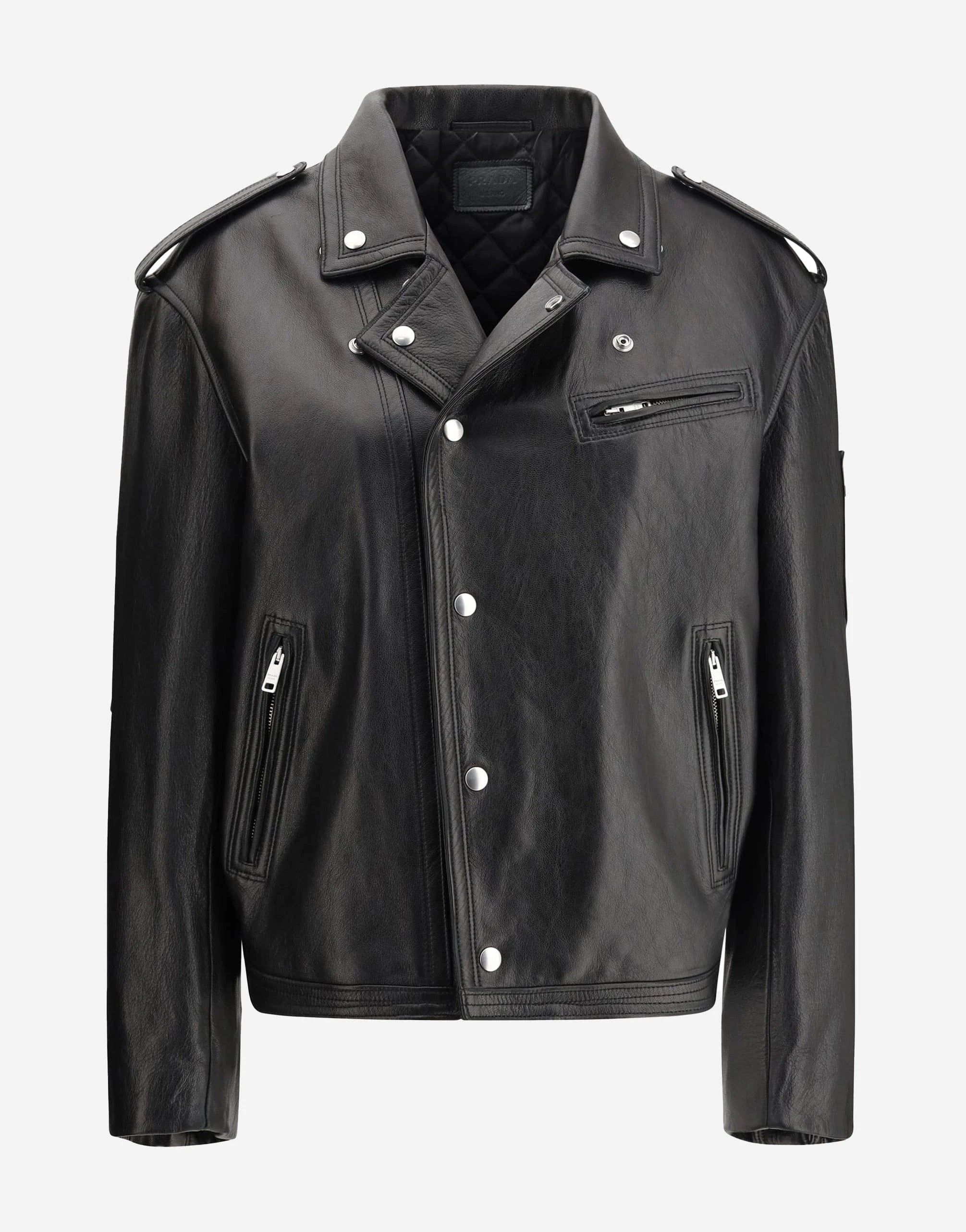 Prada Leather Biker Jacket