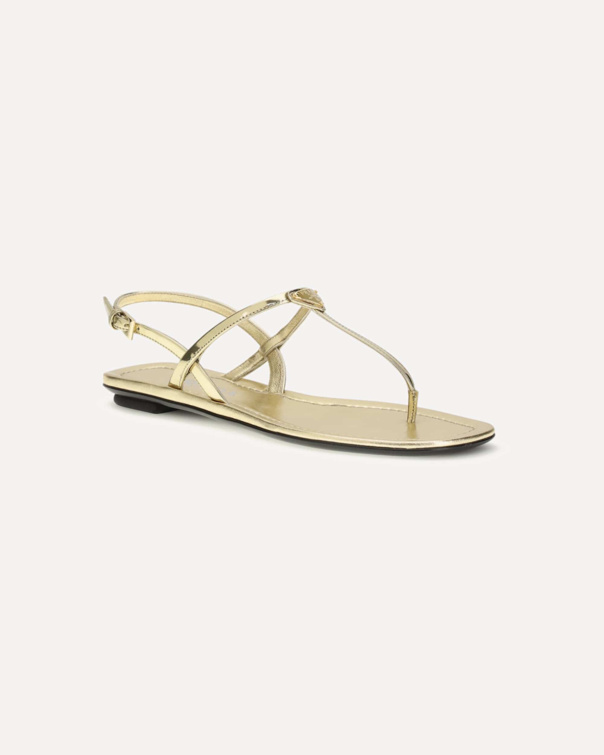 Prada Leather Flip-Flop Sandals - alternate view