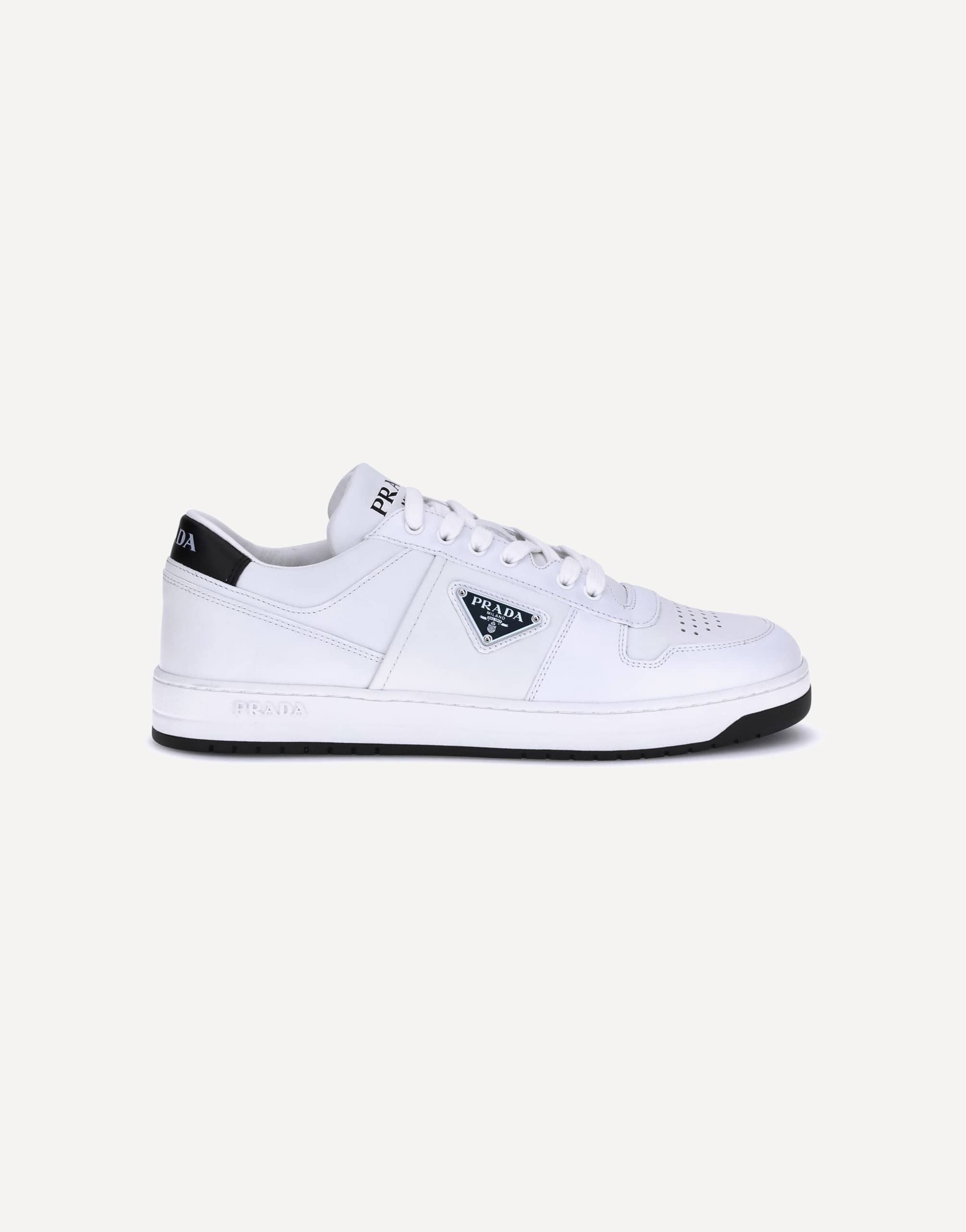 r*h様 PRADA レザーシューズ Prada レザー レースアップスニーカー エナメルプレート | Sendegaro JP