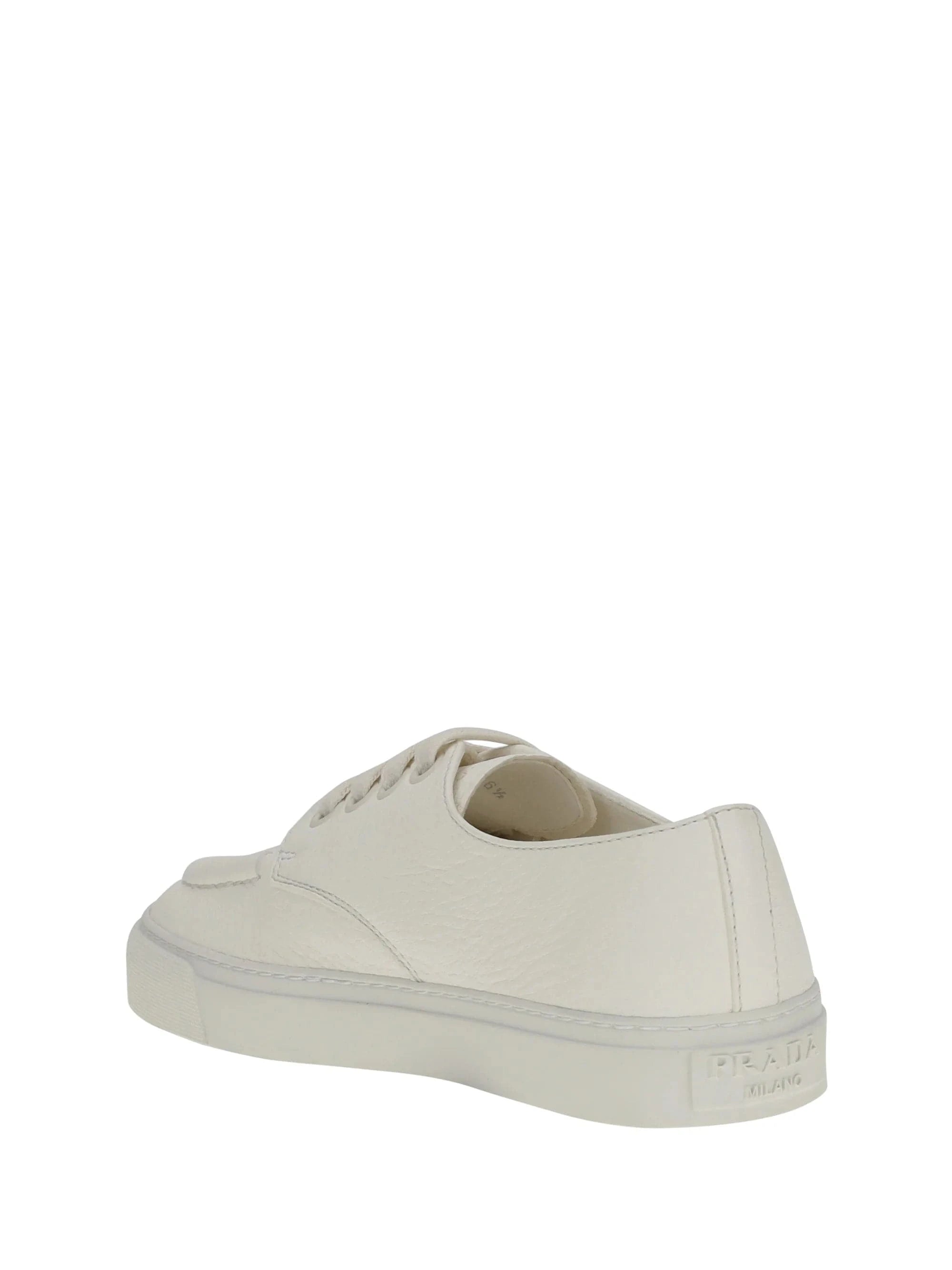 Prada Leather Low-Top Sneakers