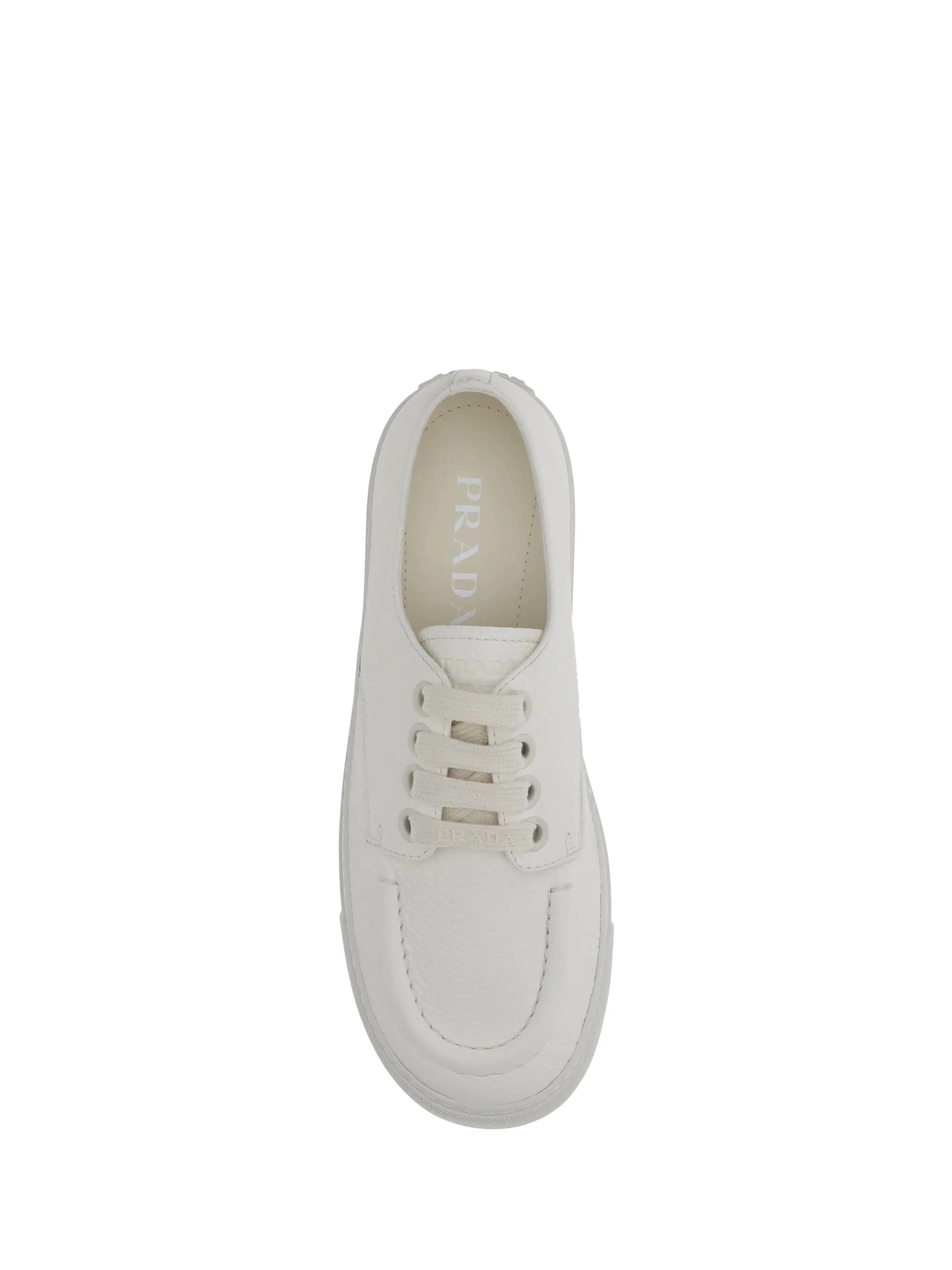 Prada Leather Low-Top Sneakers