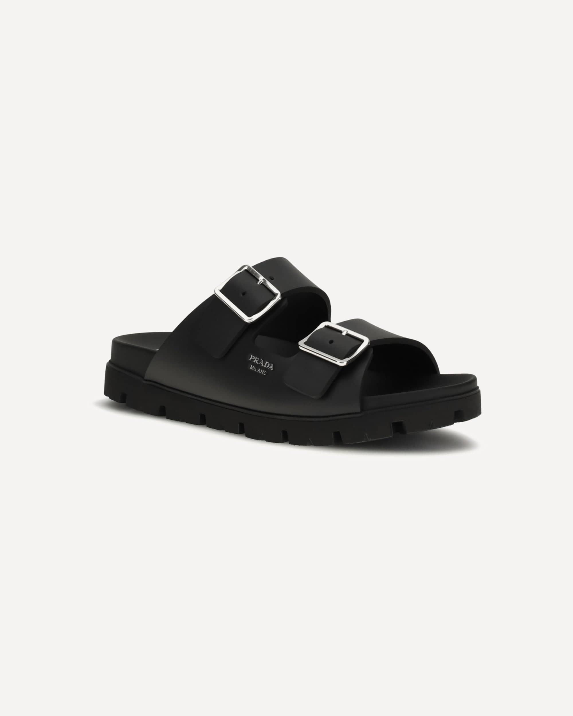 Prada Sandálias de couro | Sendegaro BR