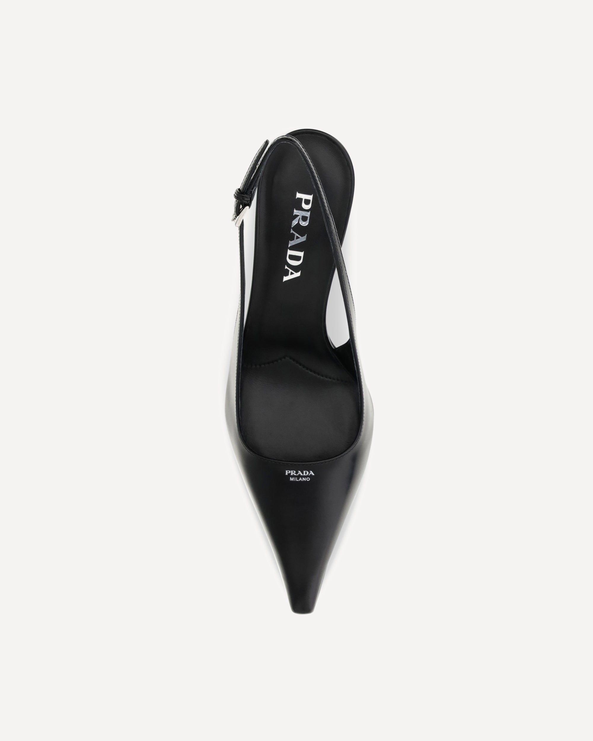 Escarpins slingback en cuir Prada