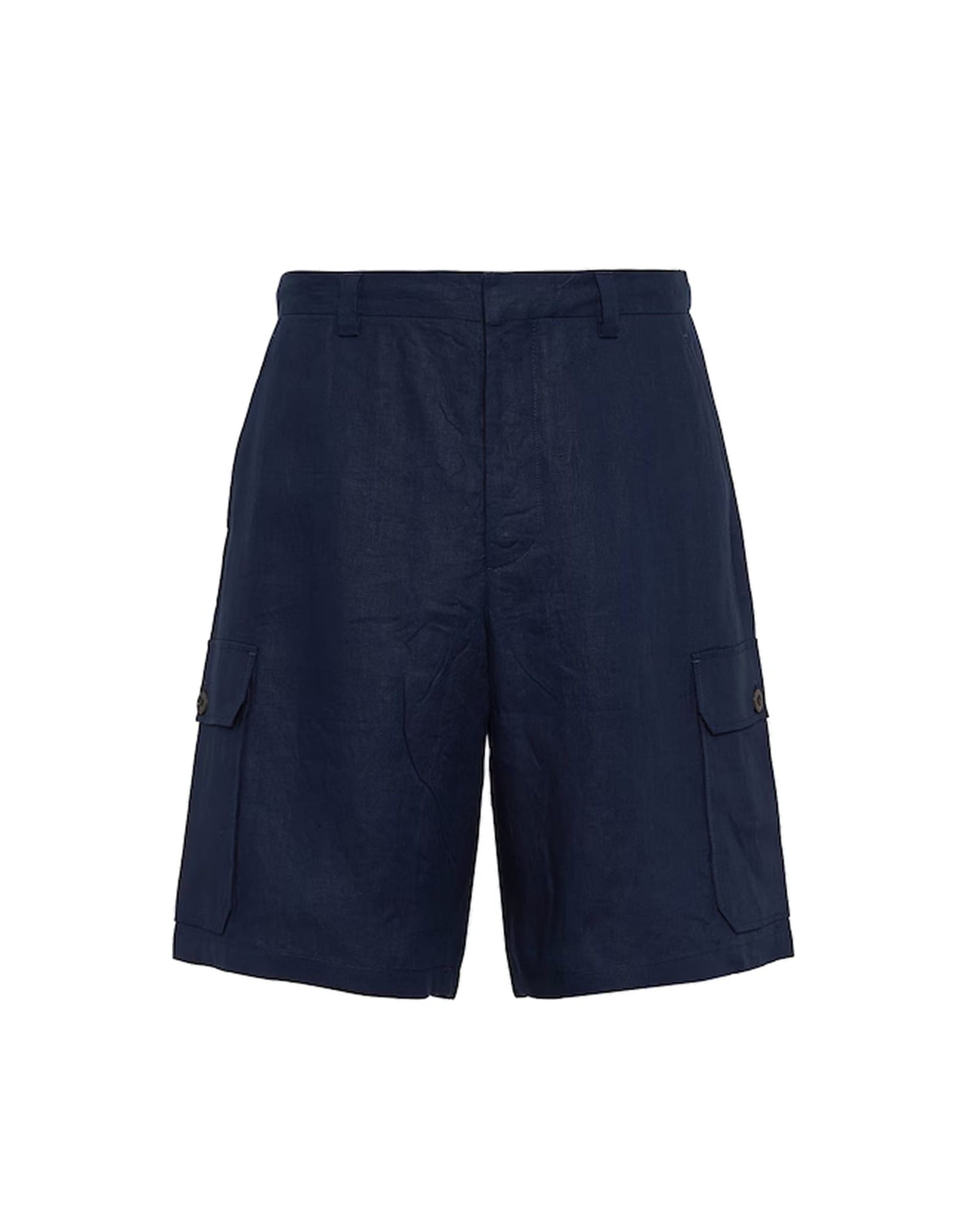 Prada Linen Bermuda Casual Shorts