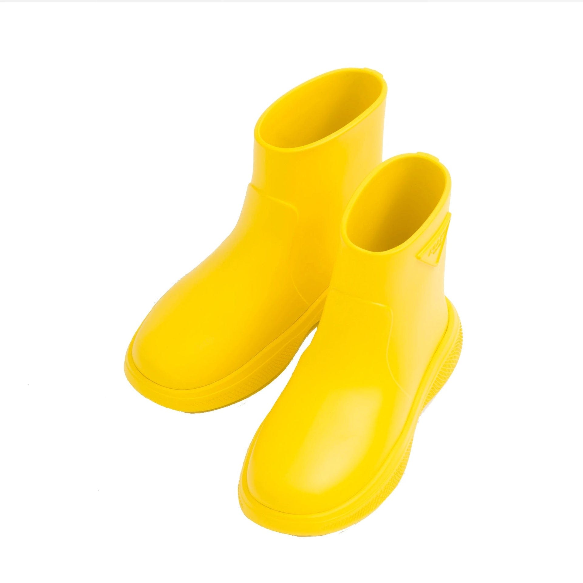 Prada Logo Rubber Ankle Boots