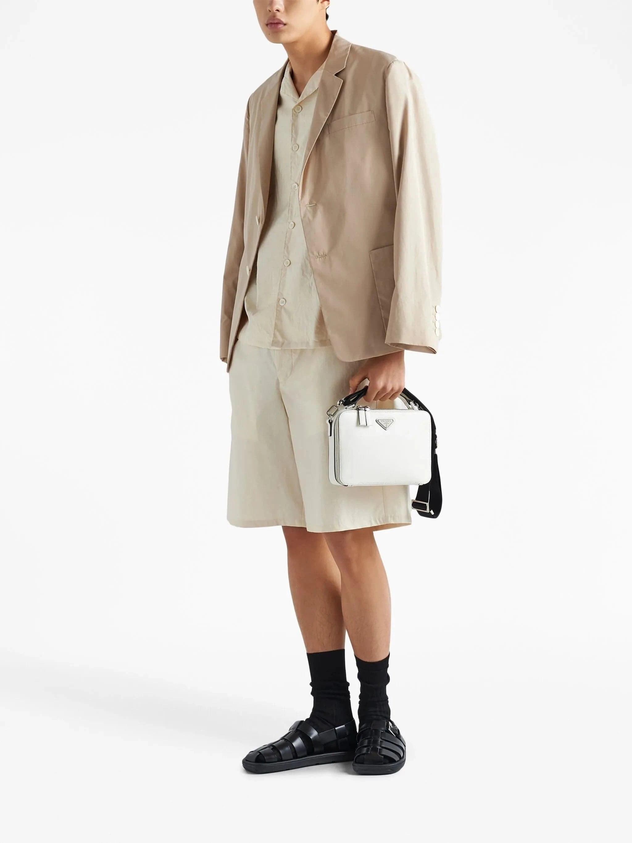 Prada Medium Brique Saffiano Bag