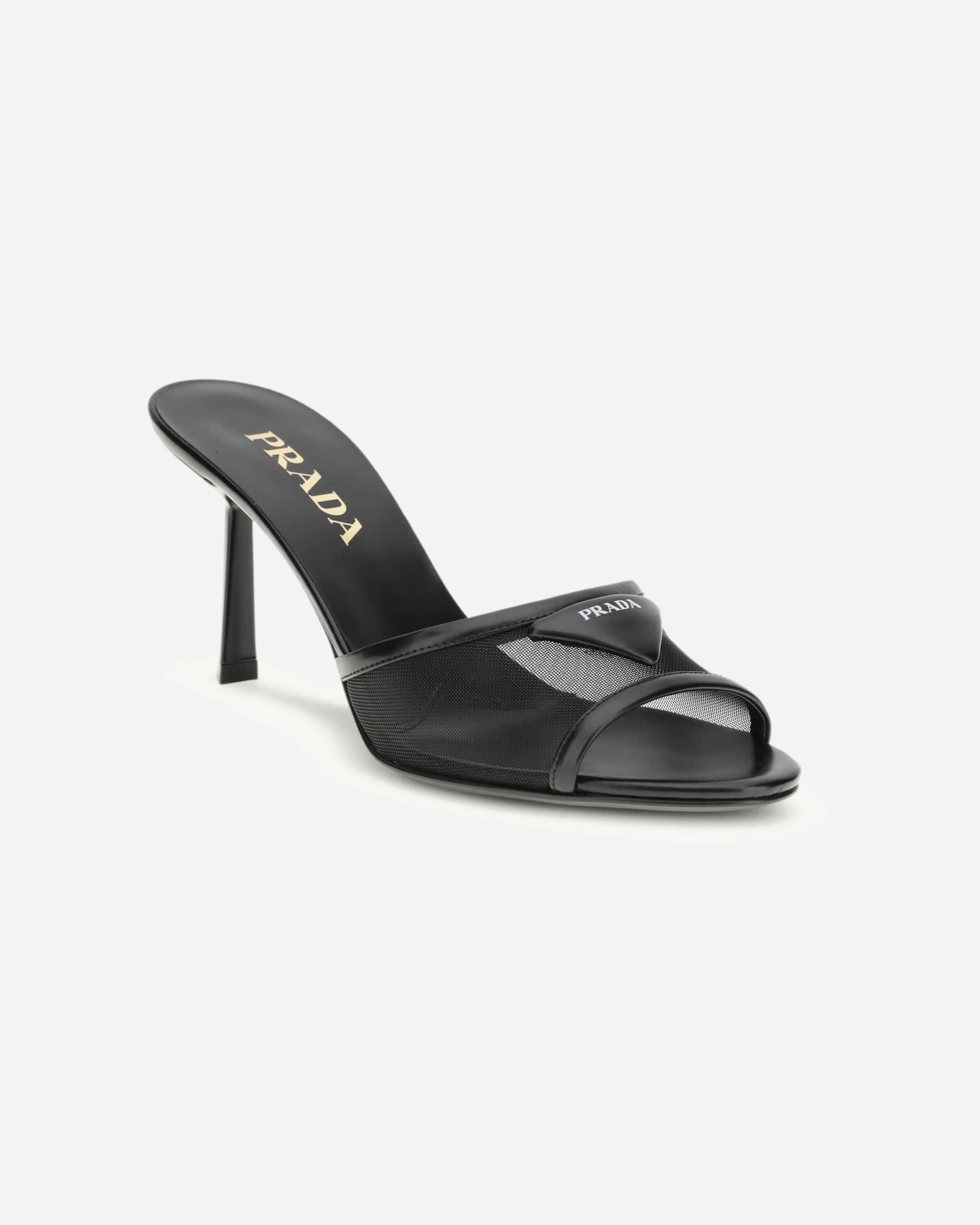 Prada Mesh Slipper Sandals - alternate view