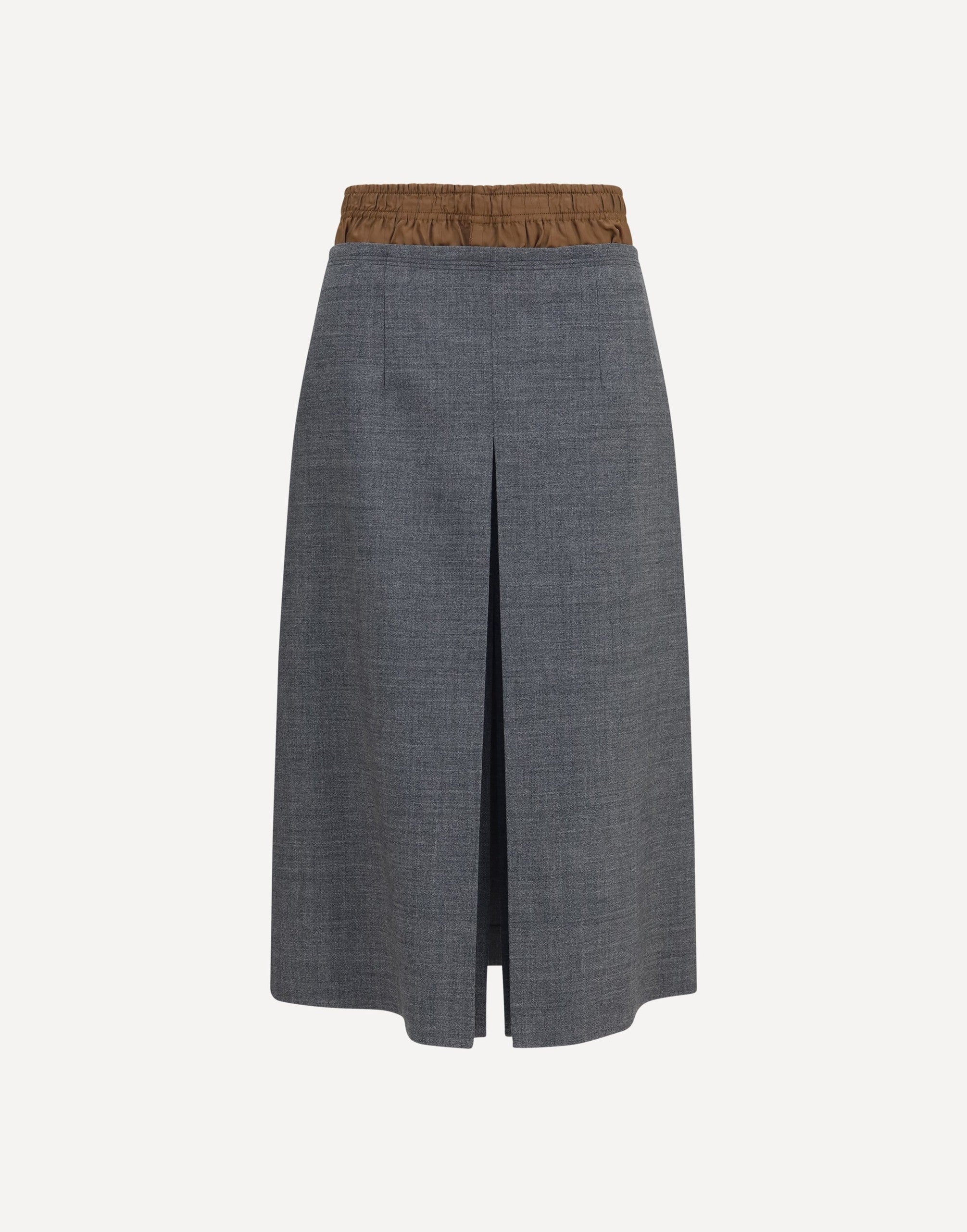 Prada Midirock mit Ziernähten