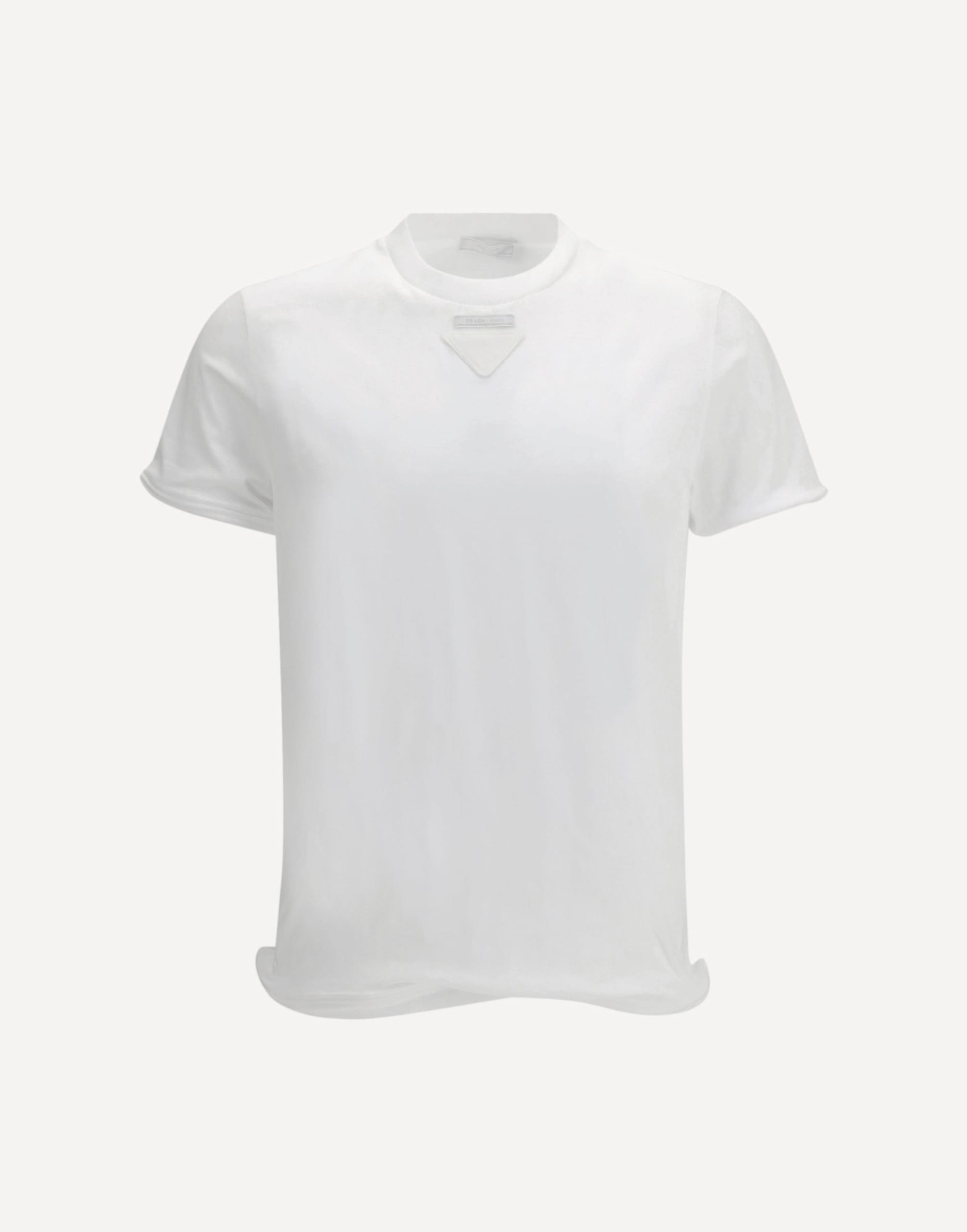 Prada Mouldable Cotton T-Shirt
