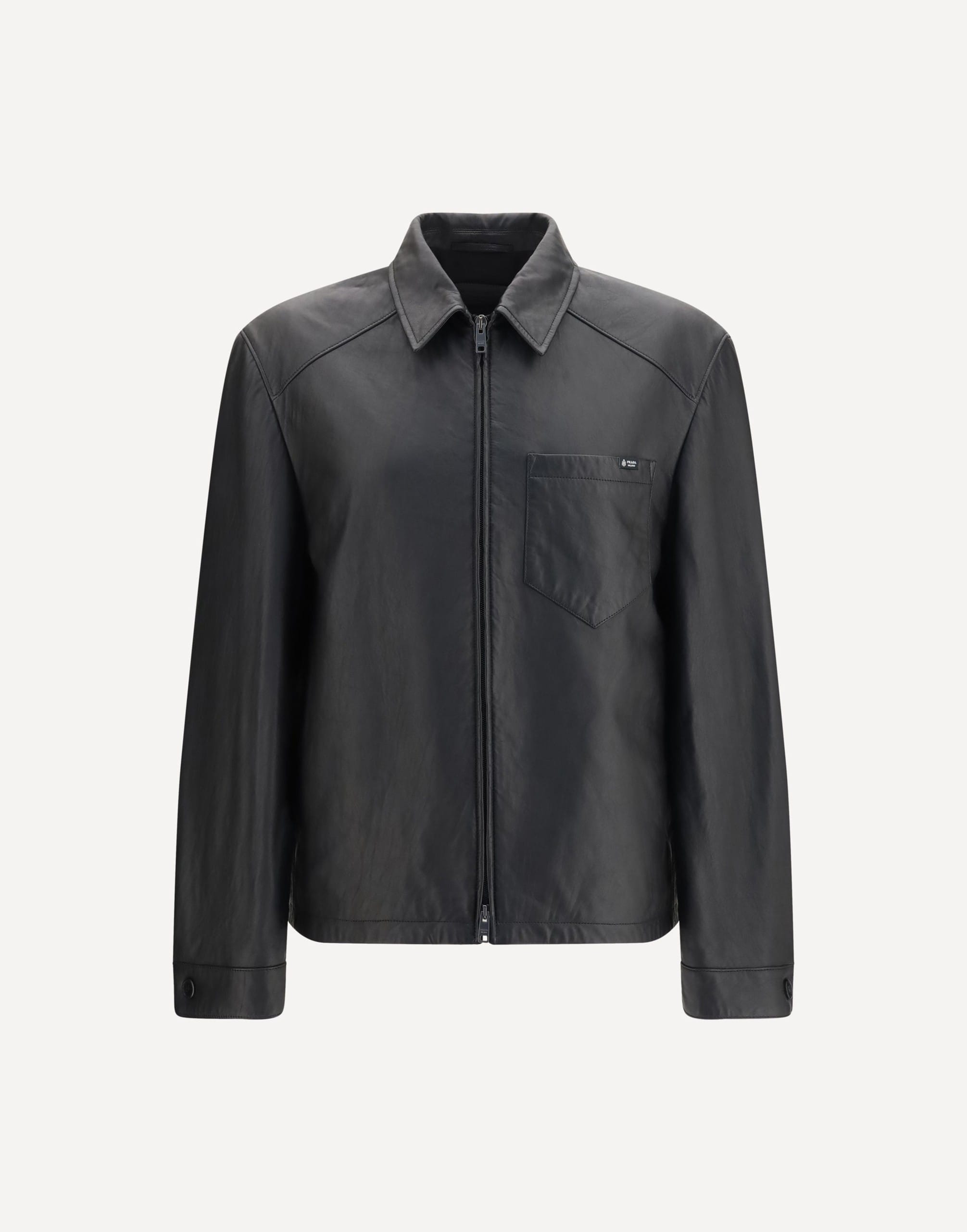 Prada Prada Nappa Leather Jacket