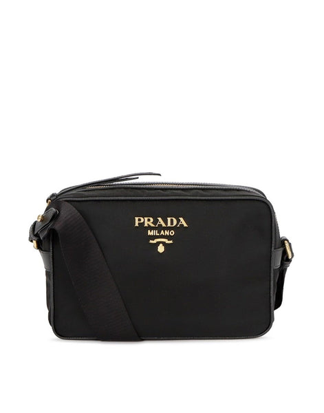 prada カメラバッグ Prada Nylon Logo Camera Bag | Sendegaro