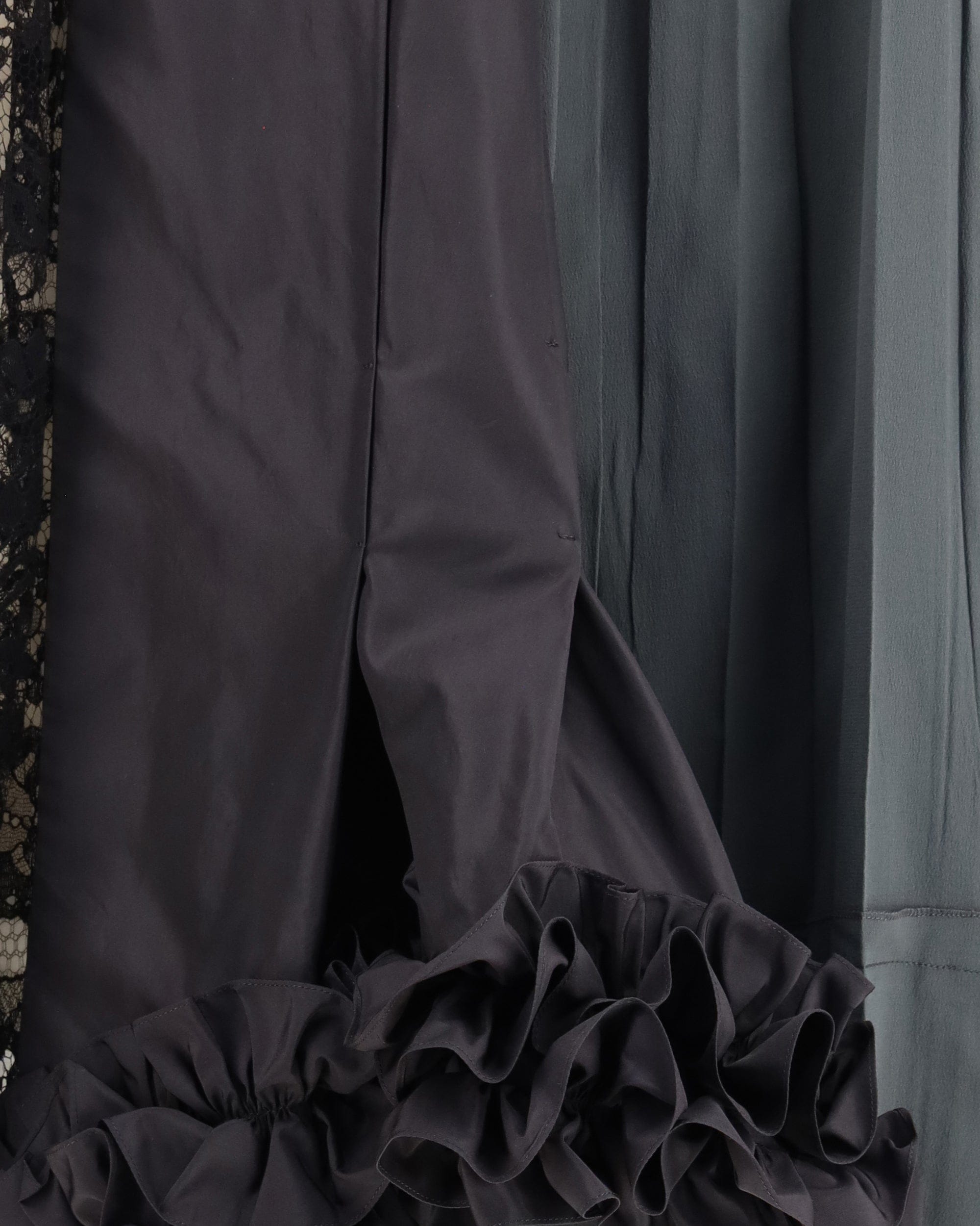 Prada Patchwork Midi Skirt With Panel Construction