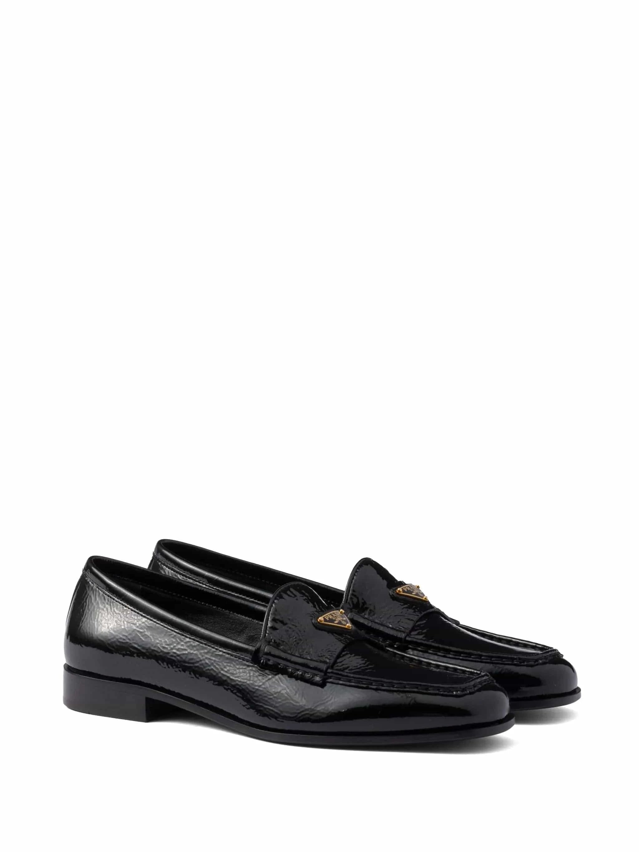 Prada Patent-Leather Loafers