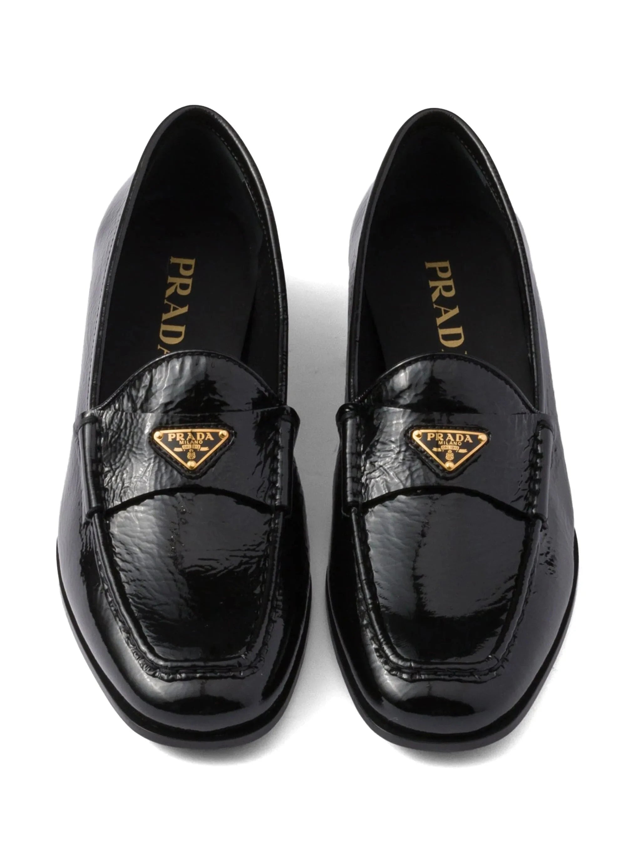 Prada Patent-Leather Loafers