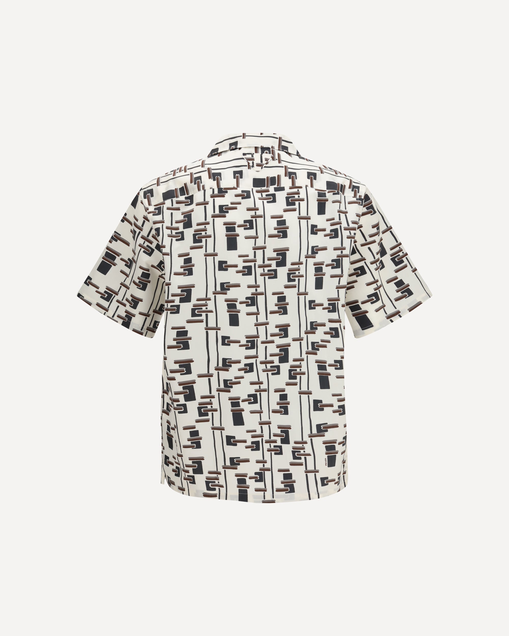 Prada قميص بولينغ مزخرف - alternate view