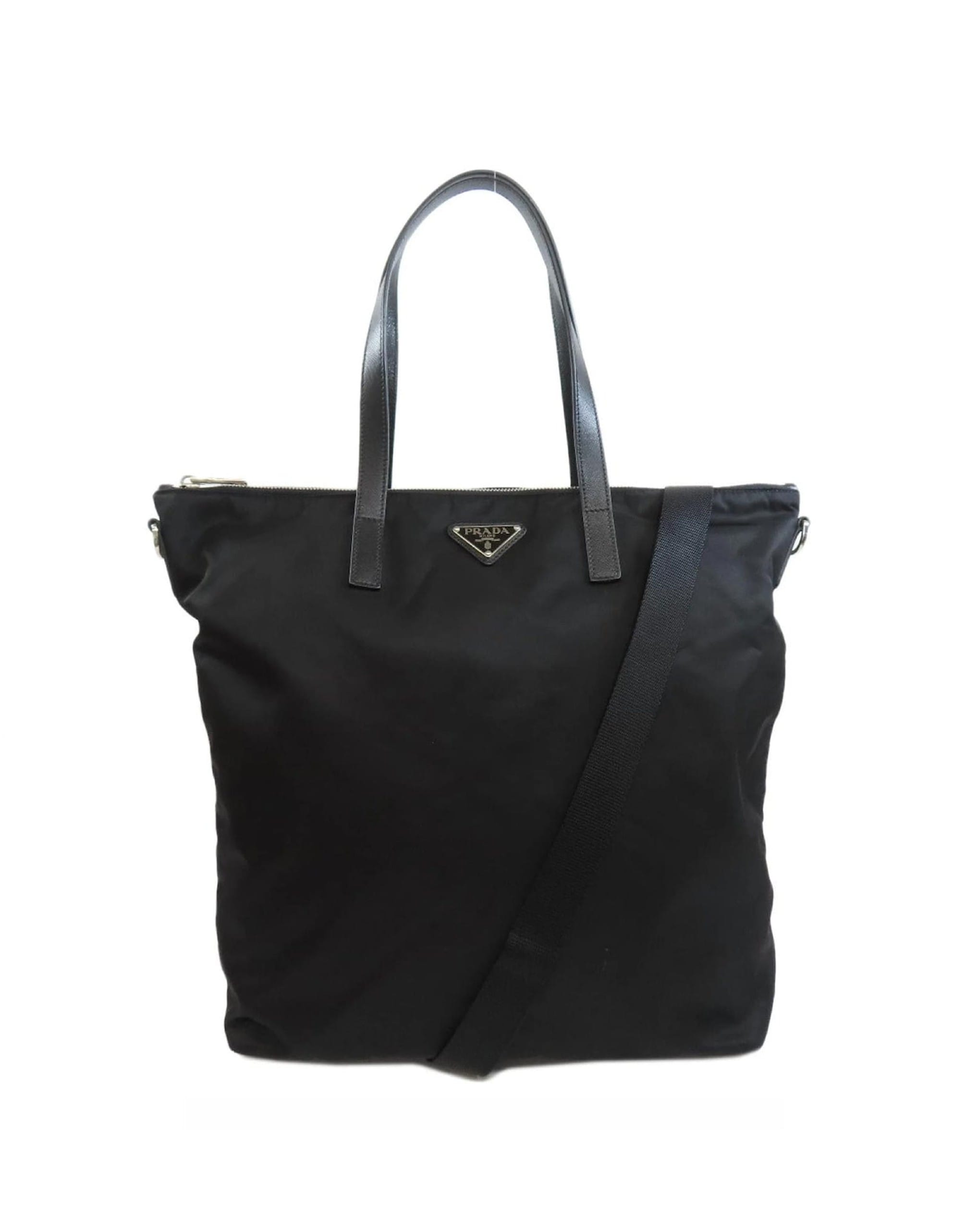 Prada Pattina Nylon Tote Bag