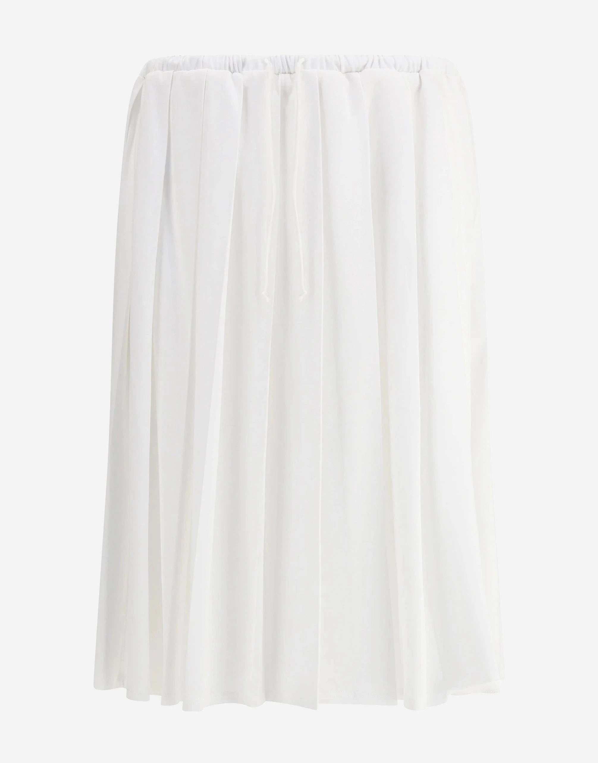 Prada Pleated Cotton Skirt