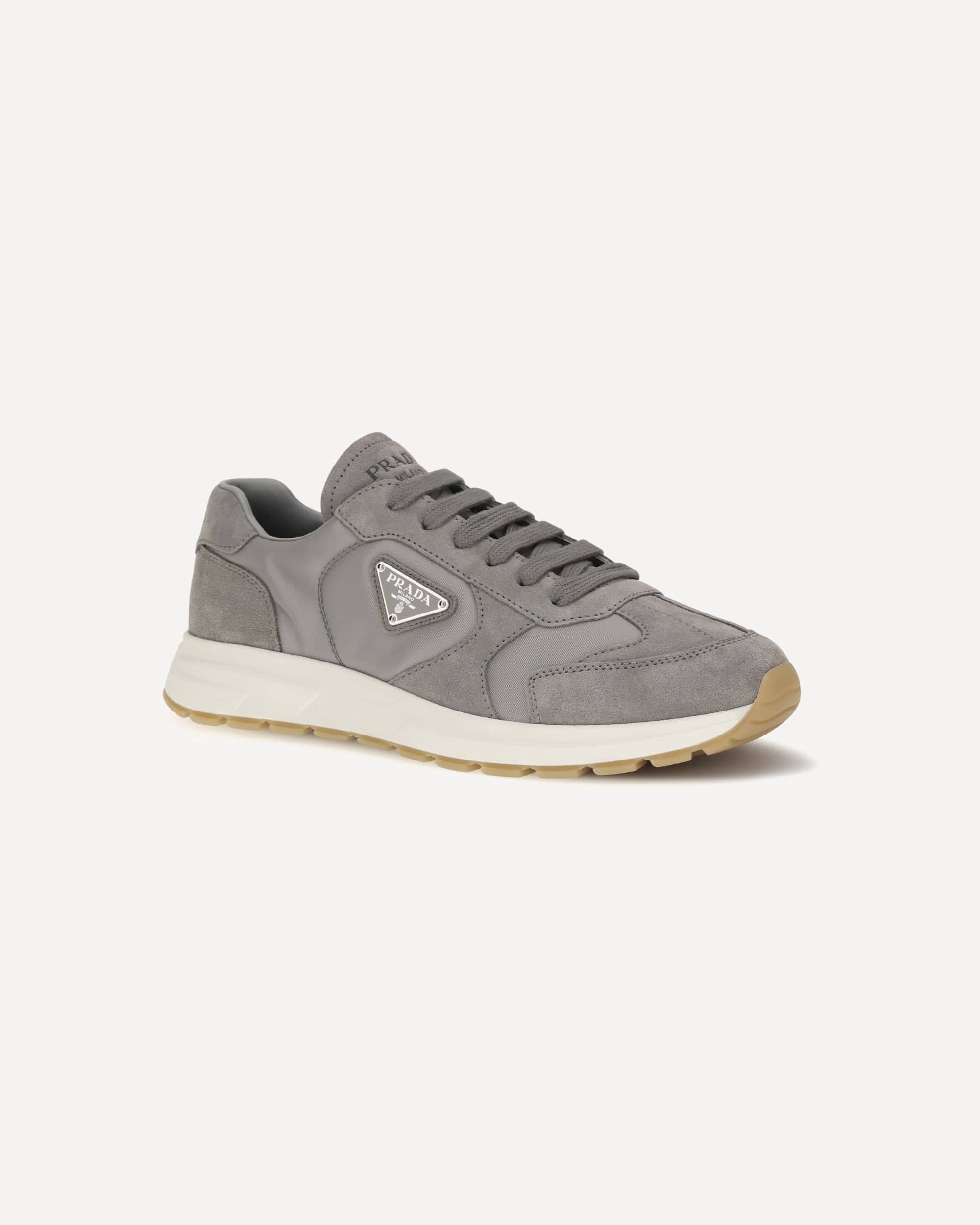 【PRADA】Prax 01 Re-Nylon xレザー スニーカー35.5 Prada Prax 01 Re-Nylon Sneakers | Sendegaro JP