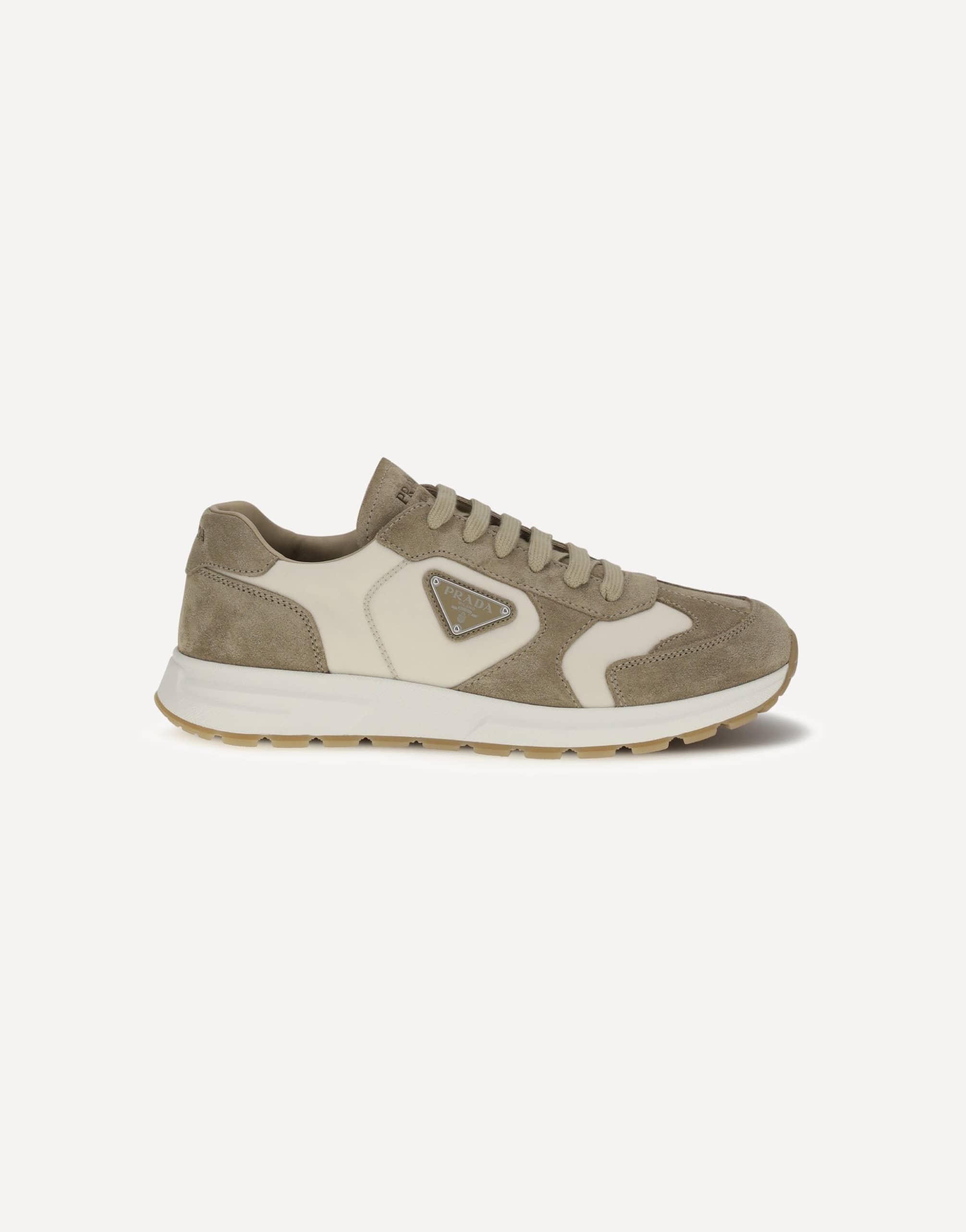 Prada Prax Sneakers In Suede And Re-Nylon