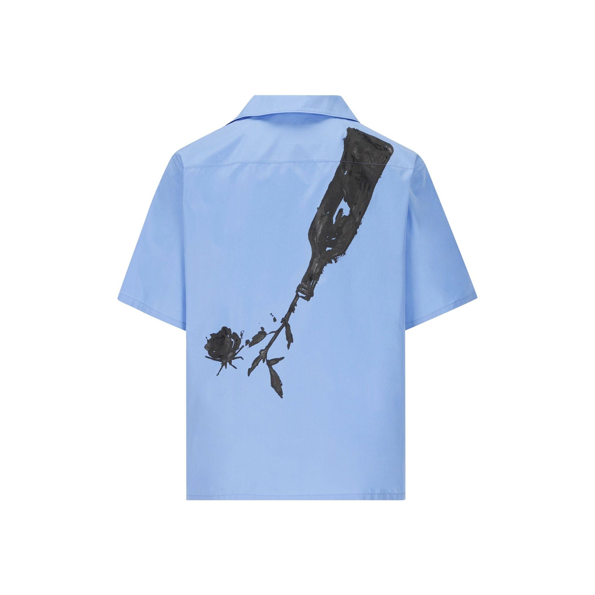 Prada Printed Cotton Short Sleeve Shirt - alternate view