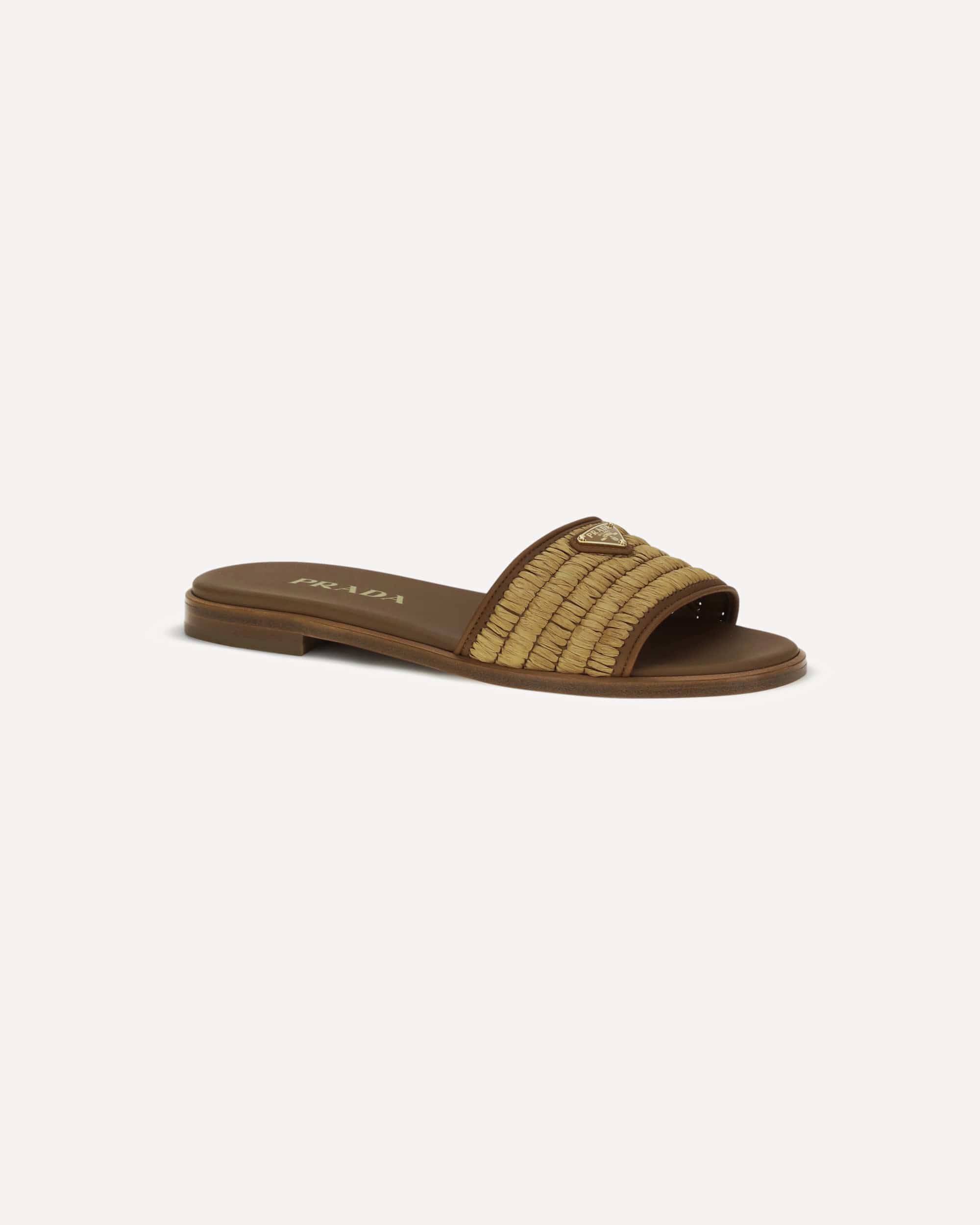 Prada Raffia Slippers Sandals - alternate view