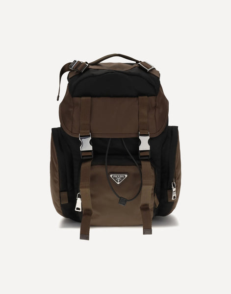 Prada リナイロンとレザーのバックパック | Sendegaro JP