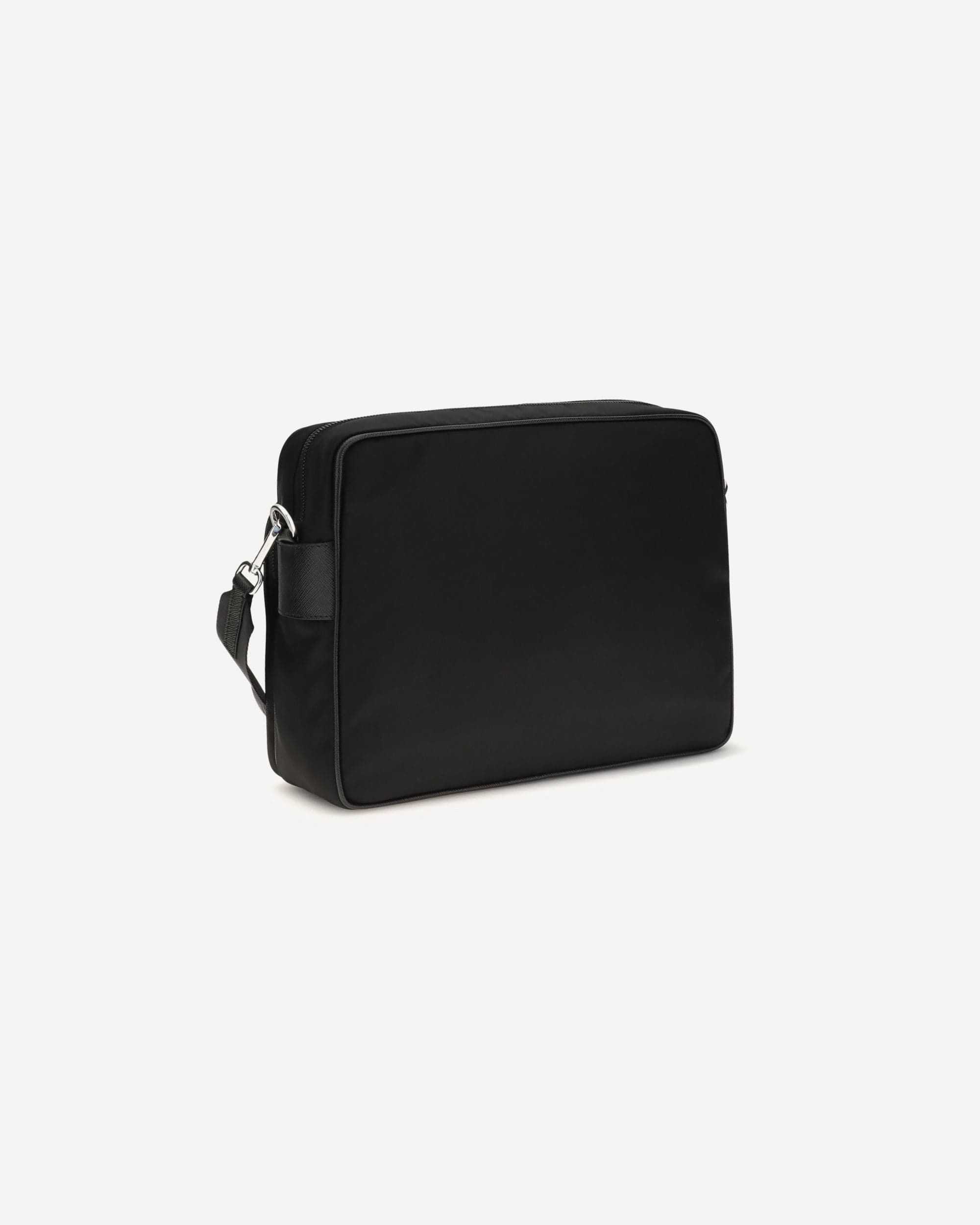 Prada Prada Re-Nylon And Leather Shoulder Bag