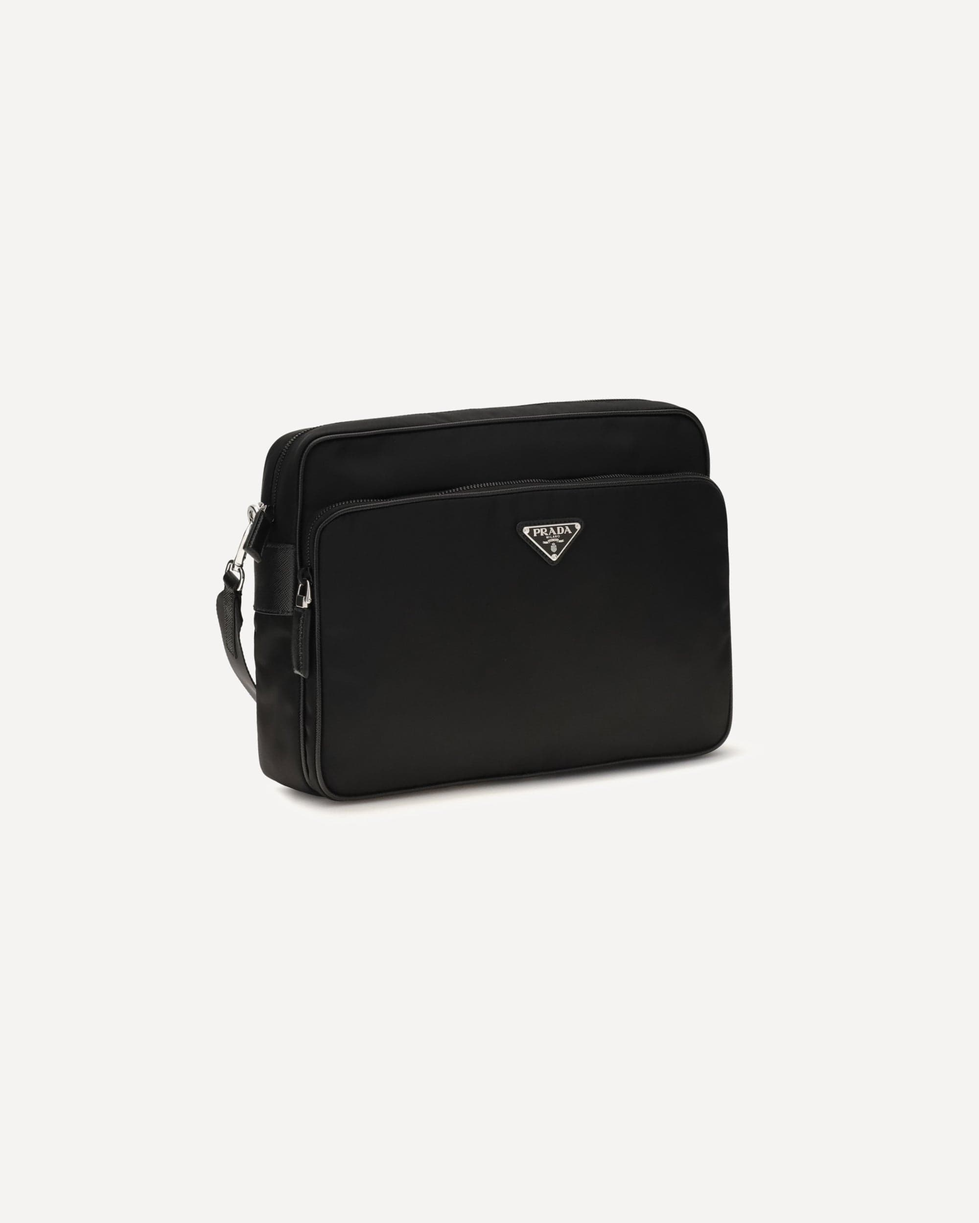 Prada リナイロンとレザーのショルダーバッグ | Sendegaro JP
