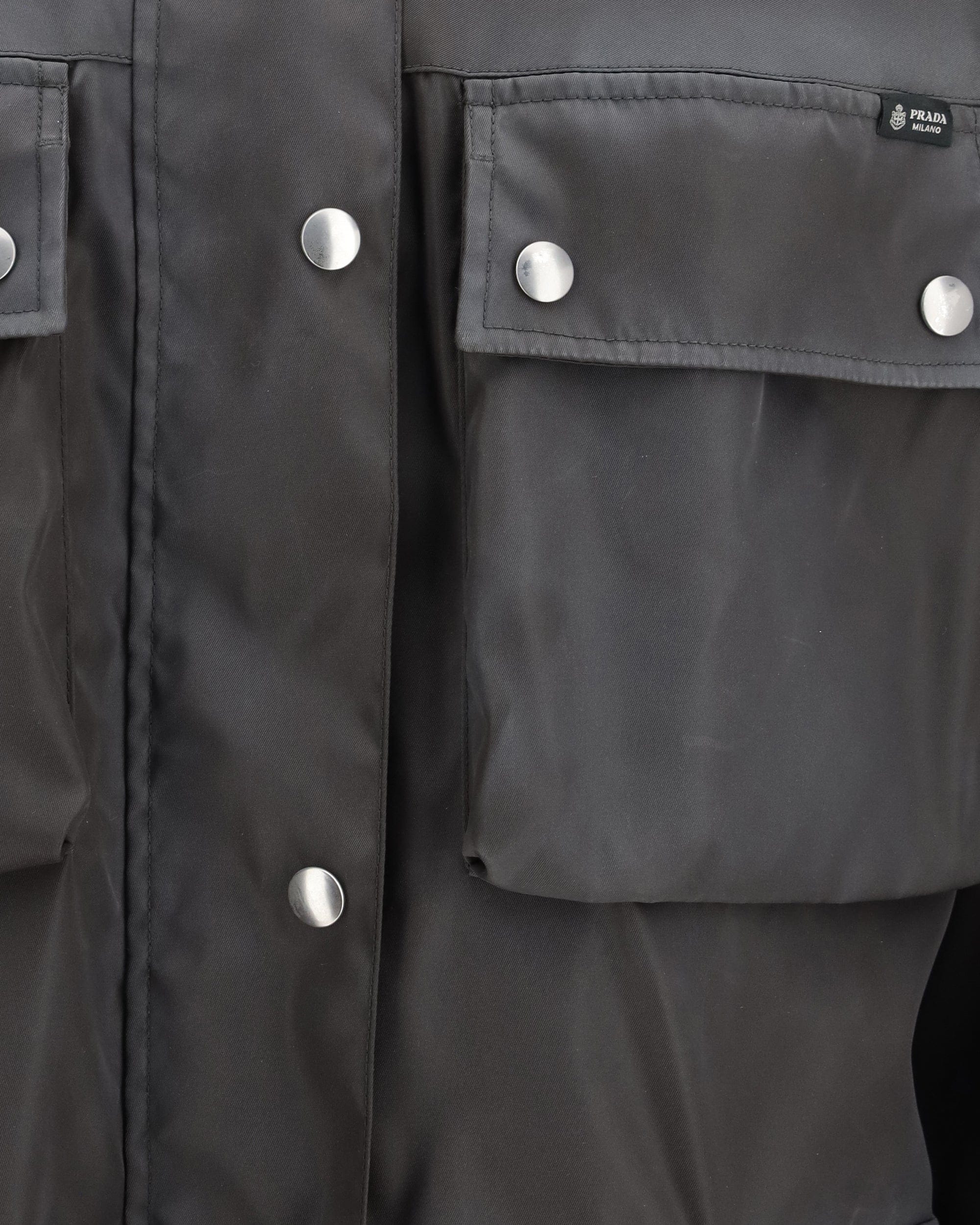 Prada Re-Nylon Jacket With Flap Pockets