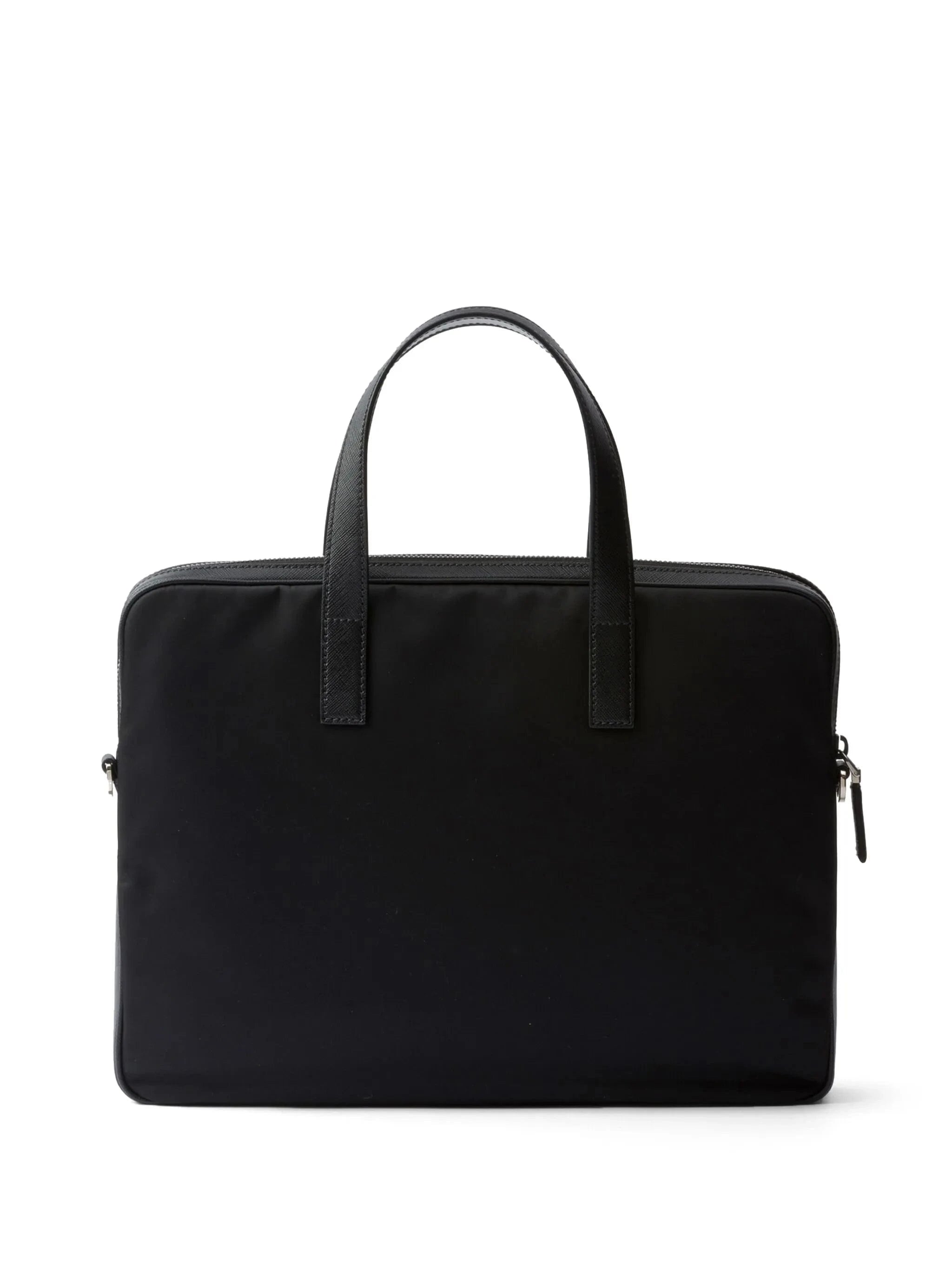 Prada Re-Nylon Saffiano-Trimmed Briefcase