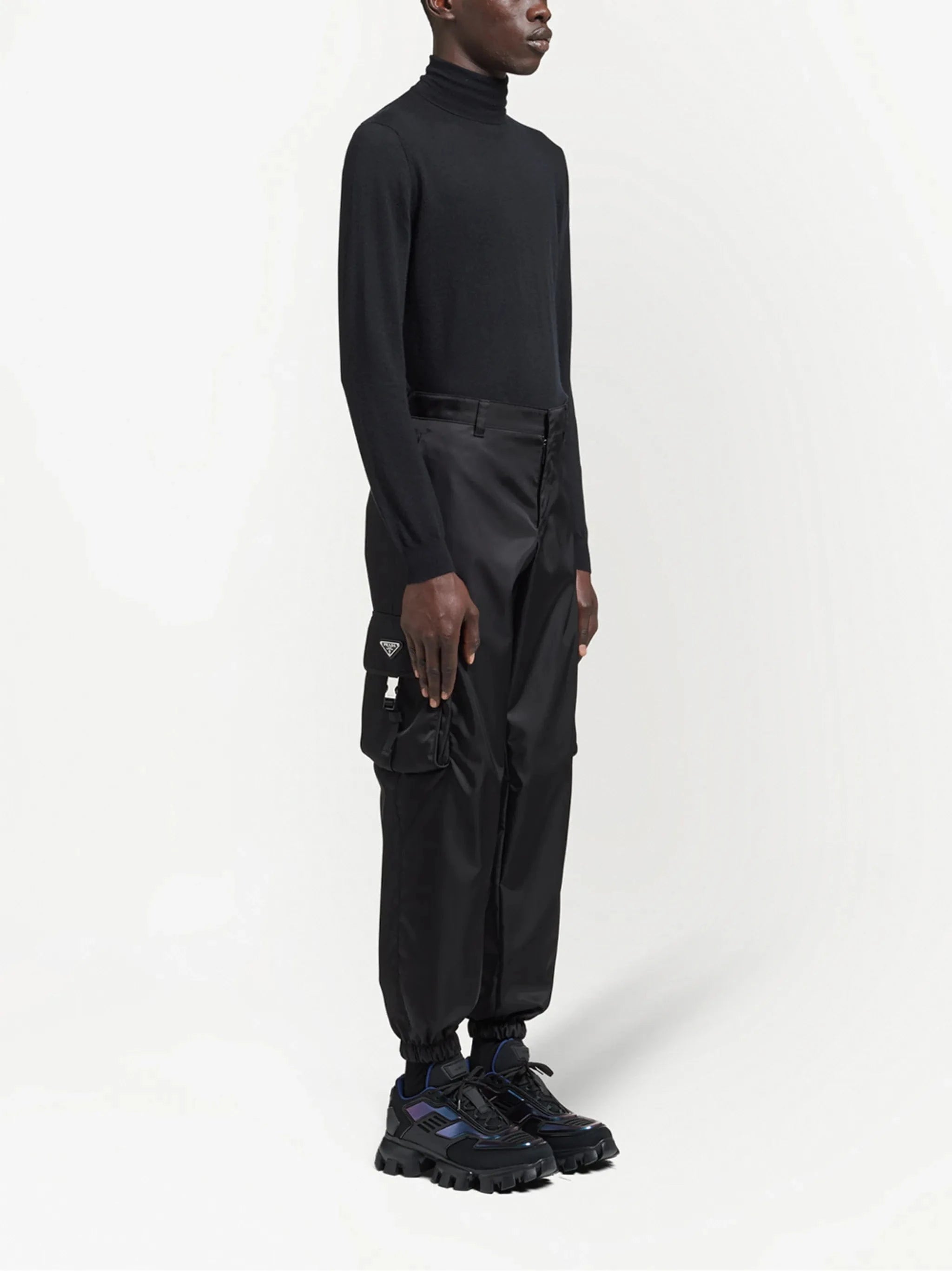 Prada Re-Nylon Technical Cargo Trousers | Sendegaro TR