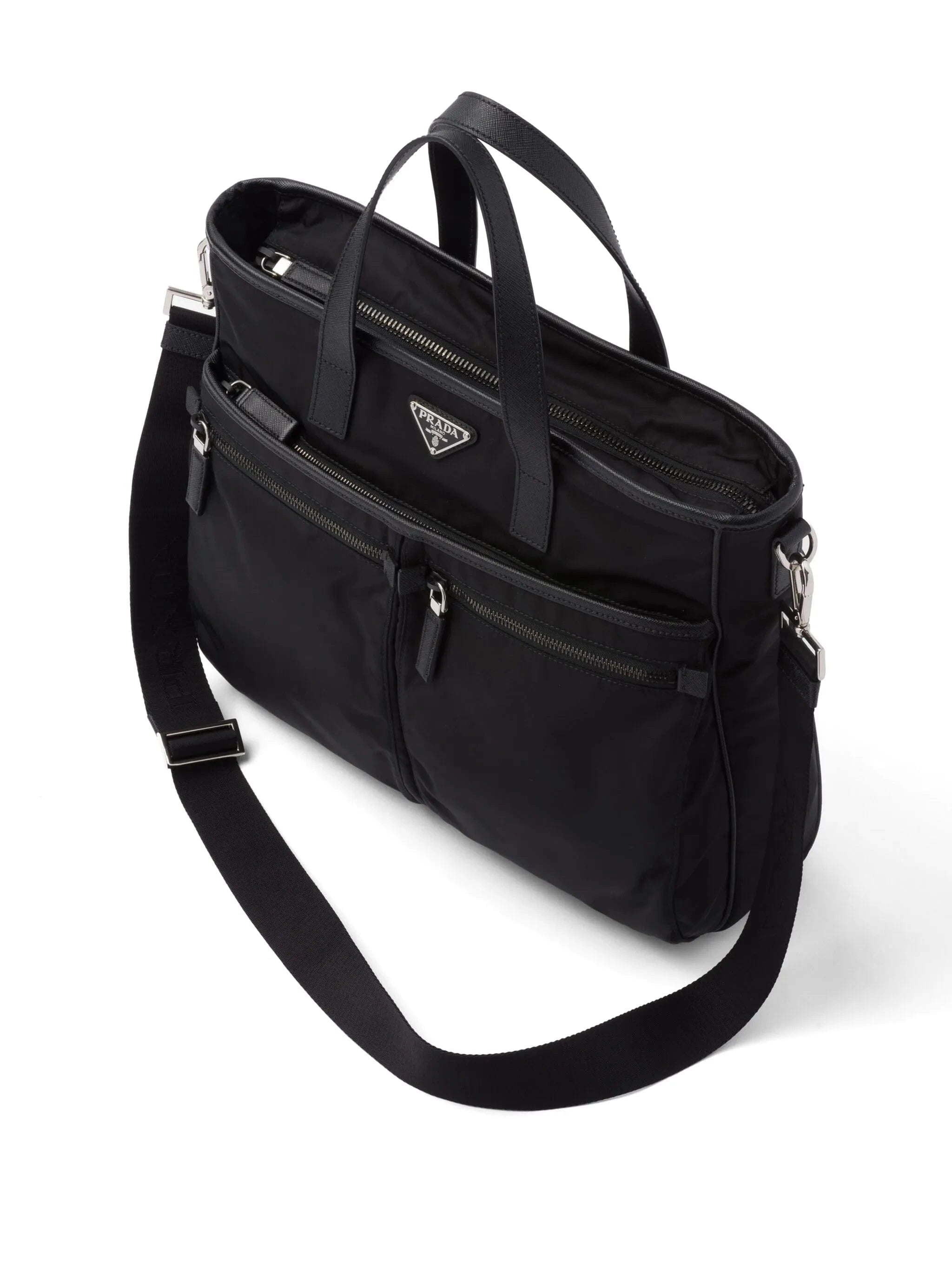 PRADA 　トートバッグ　ナイロン PRADA プラダ ナイロントートバッグ バッグ ナイロン/レザー