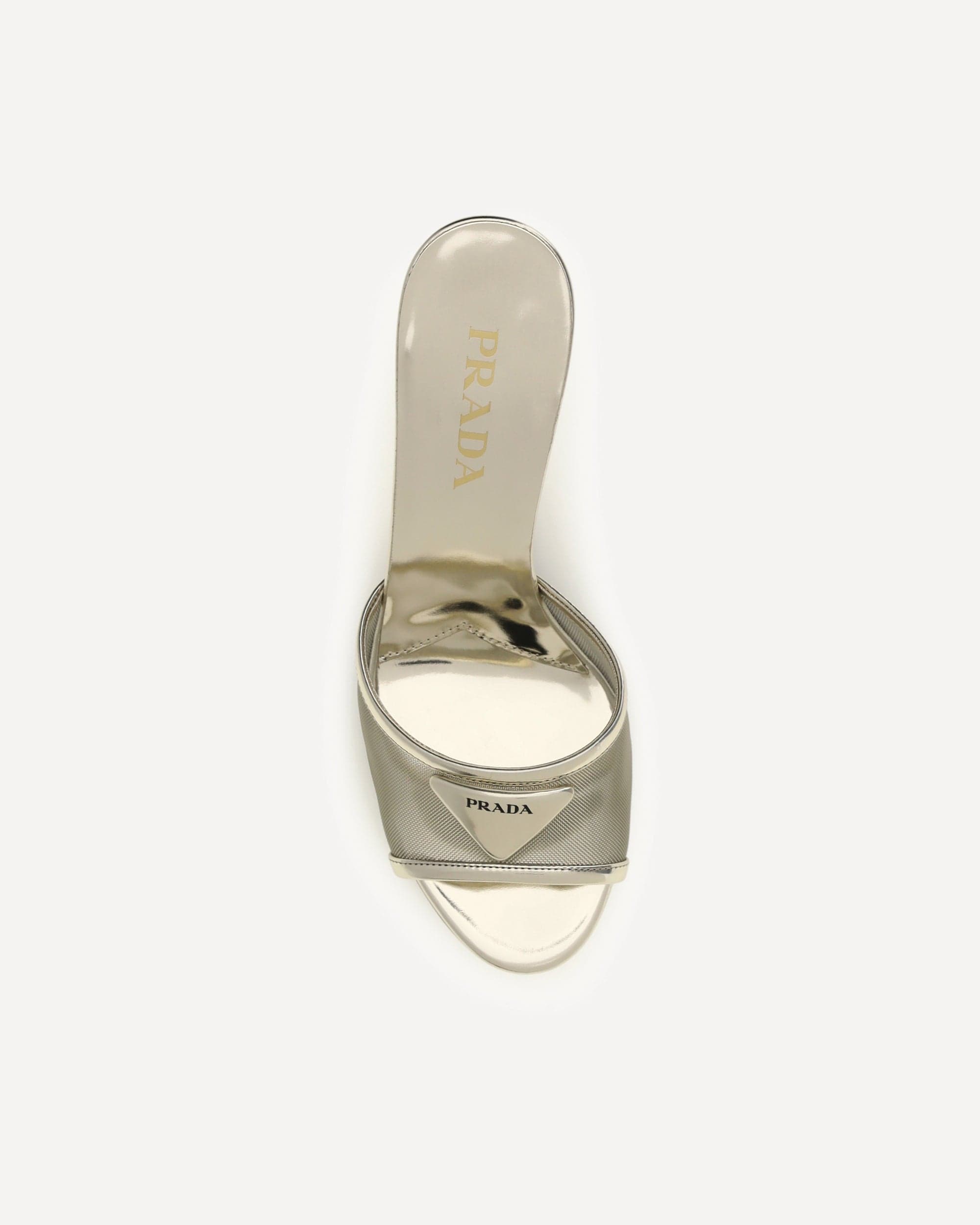 Prada Sandals With The Triangular Logo
