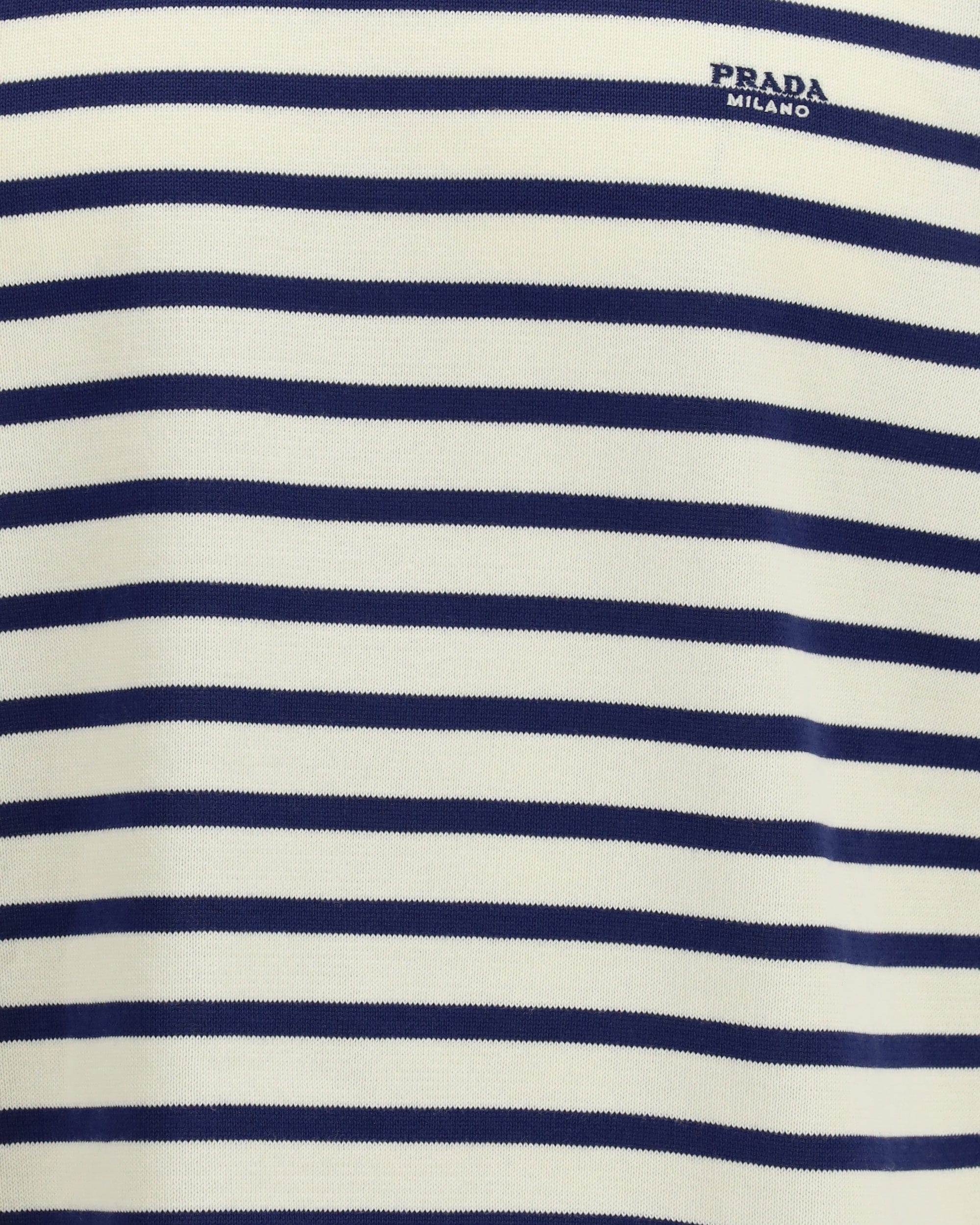 Prada Short-Sleeve Cotton Sweater