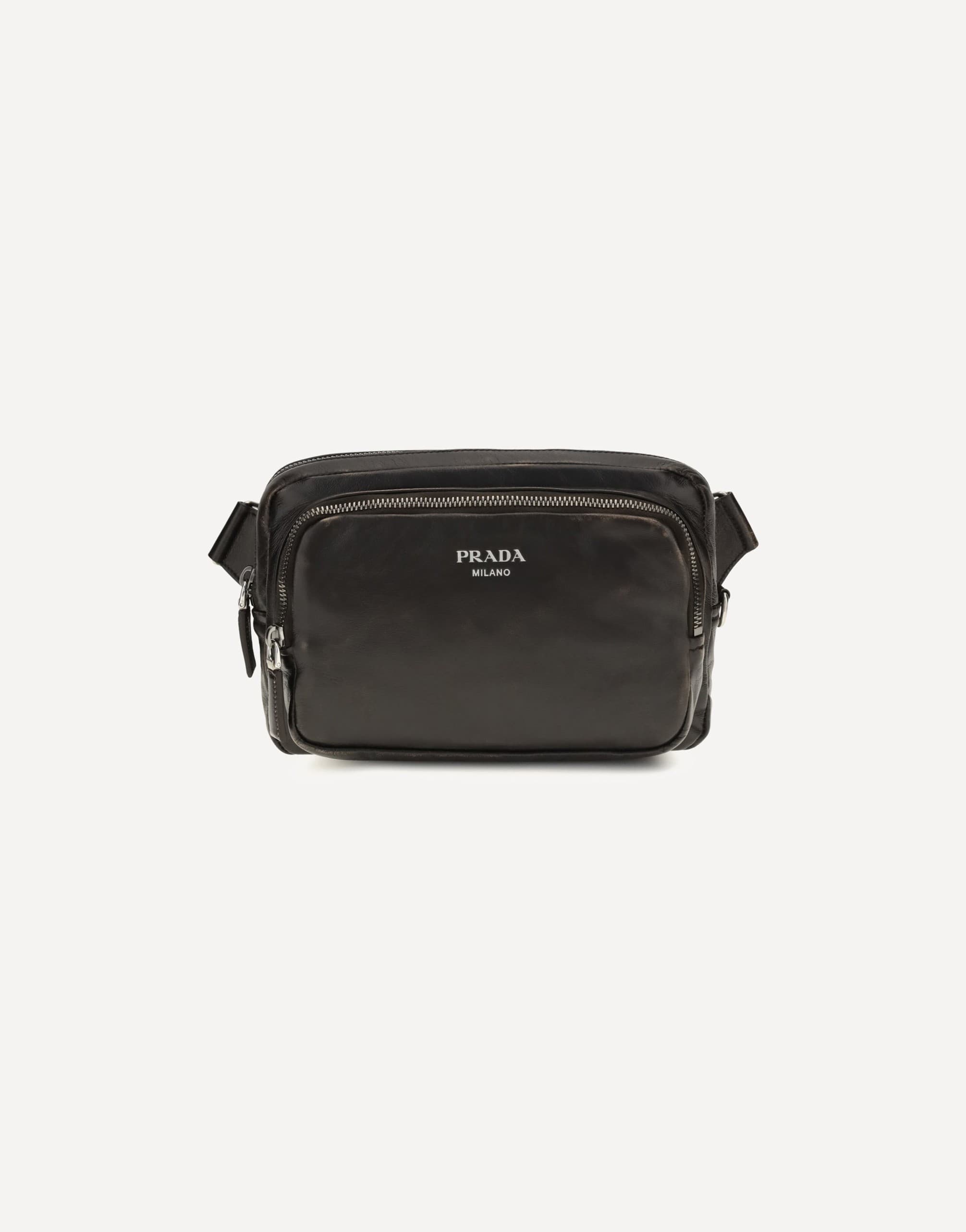 Prada Prada Shoulder Bag In Aged-Effect Nappa Leather