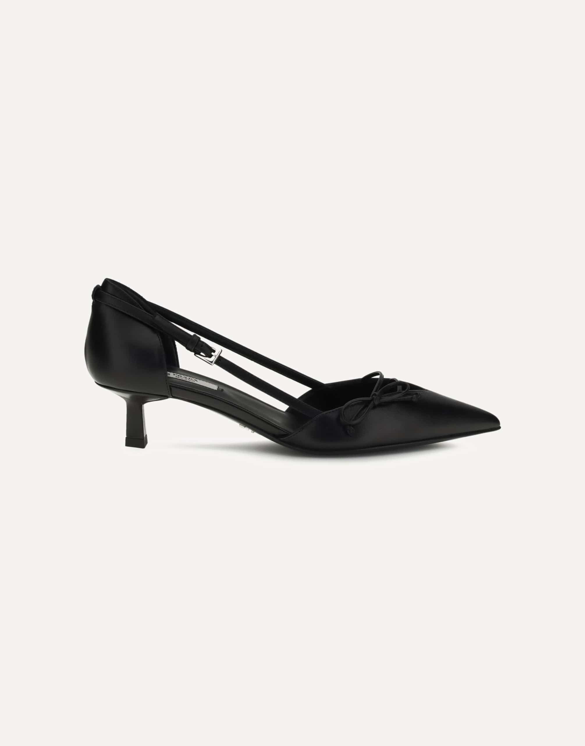 Prada Side-Cut Leather Pumps