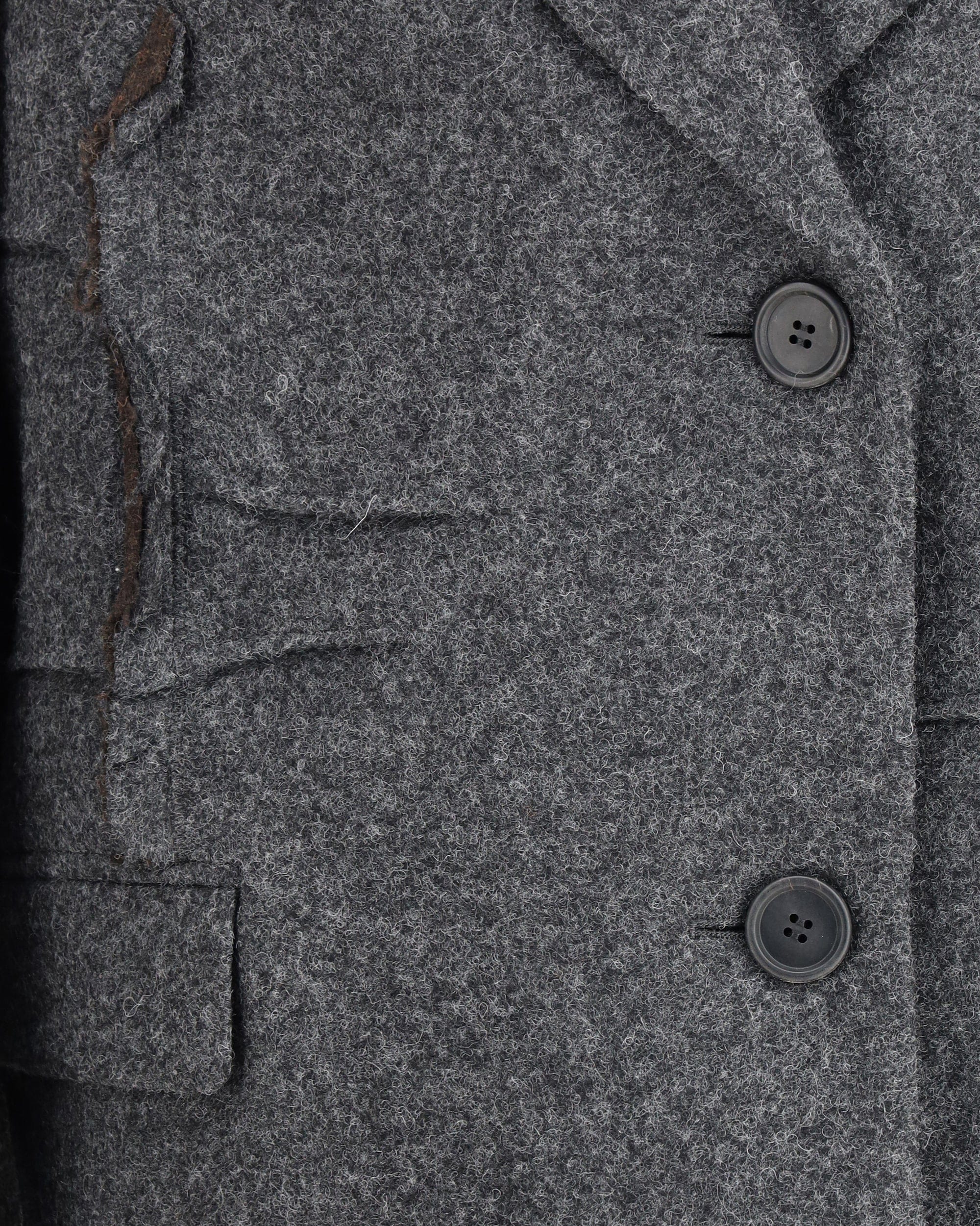 Prada Single-Breasted Shetland Wool Coat | Sendegaro