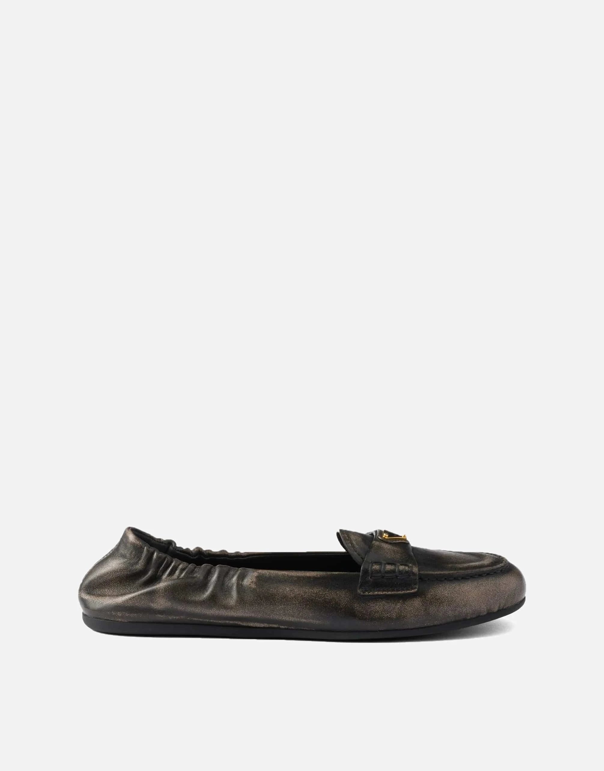 Prada Slip-On Leather Loafers