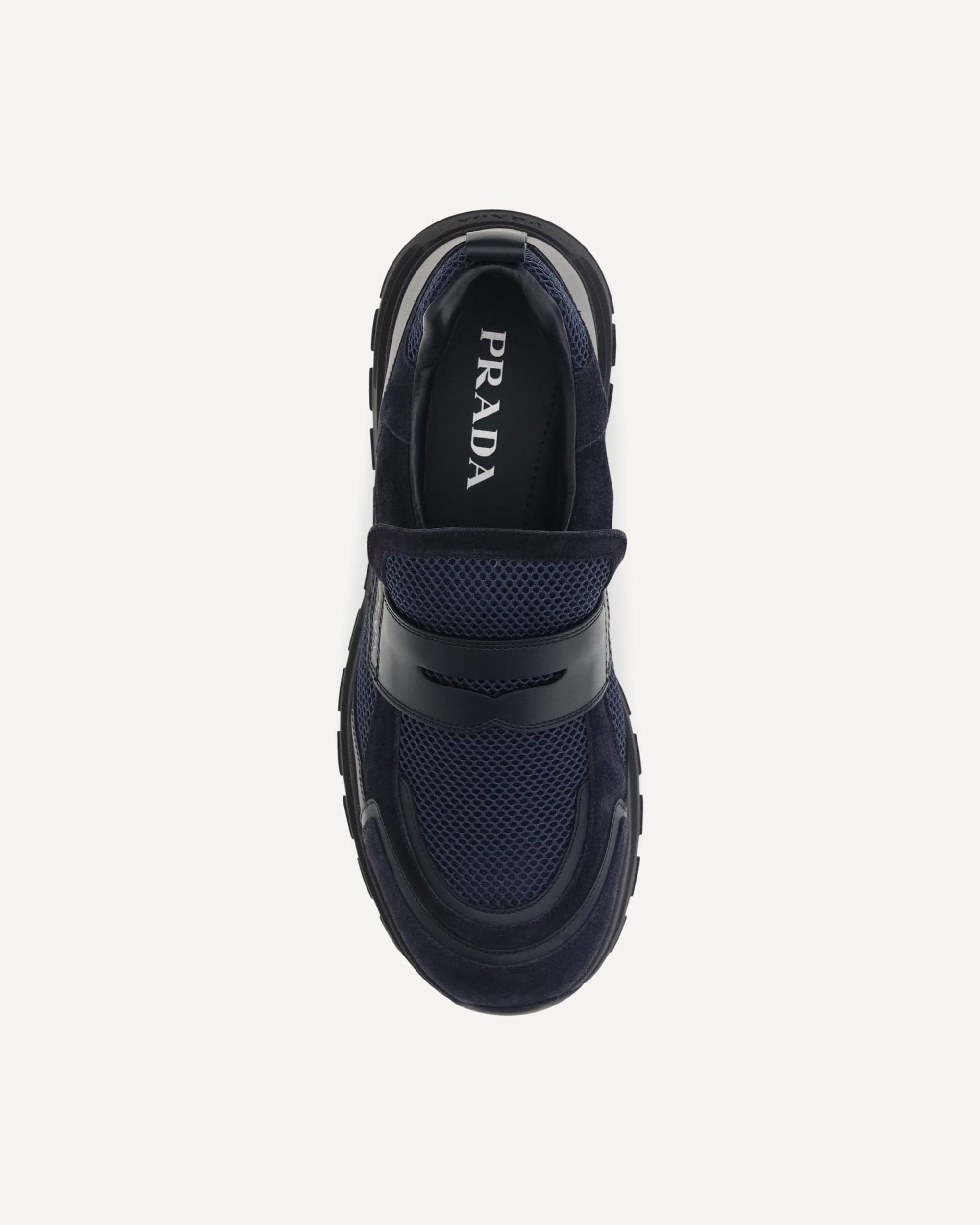 Prada Mocassins Esportivos em Mesh | Sendegaro BR