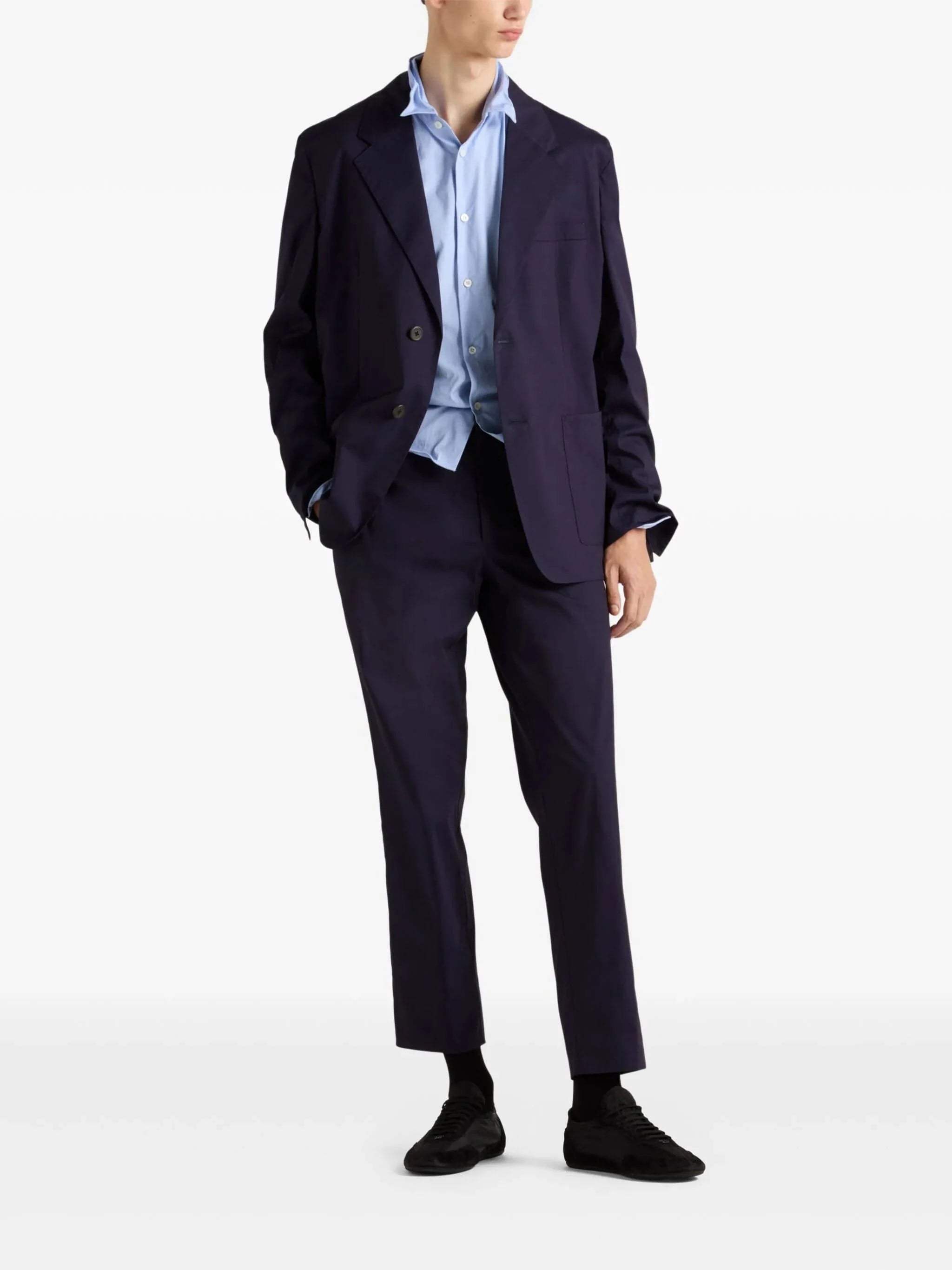 Prada Stretch Poplin Pants