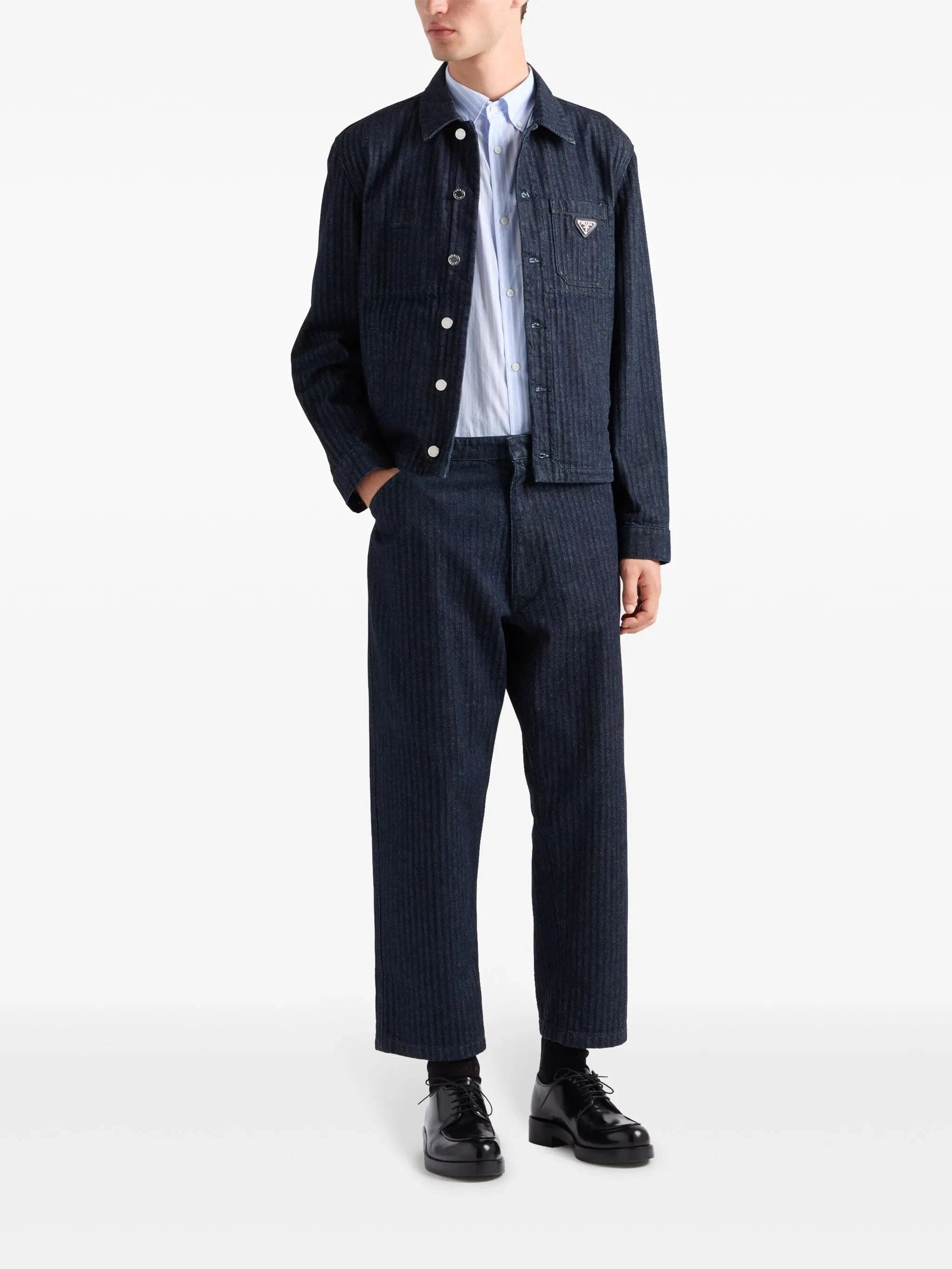 Prada Striped Cotton Shirt