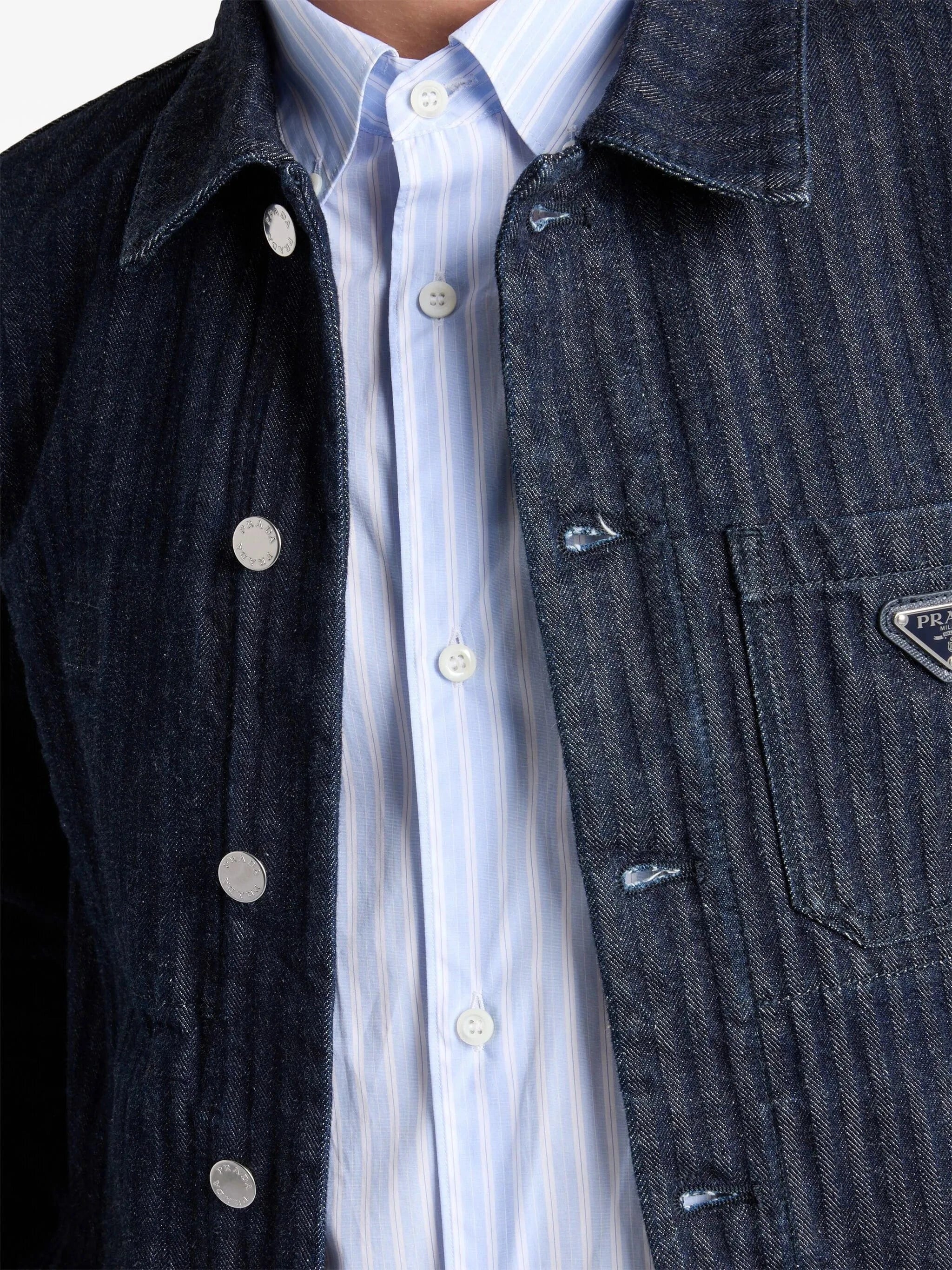 Prada Striped Cotton Shirt