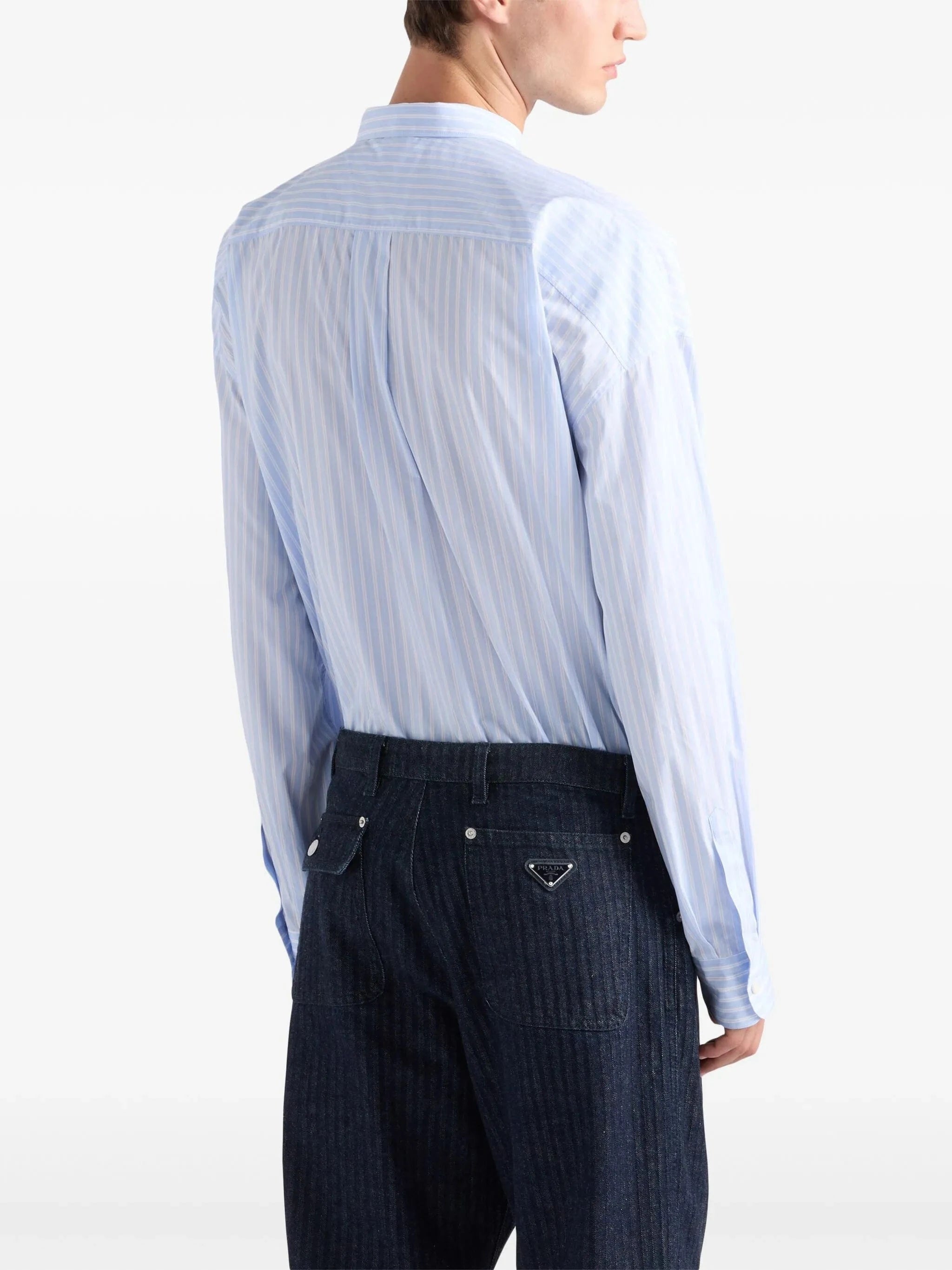Prada Striped Cotton Shirt