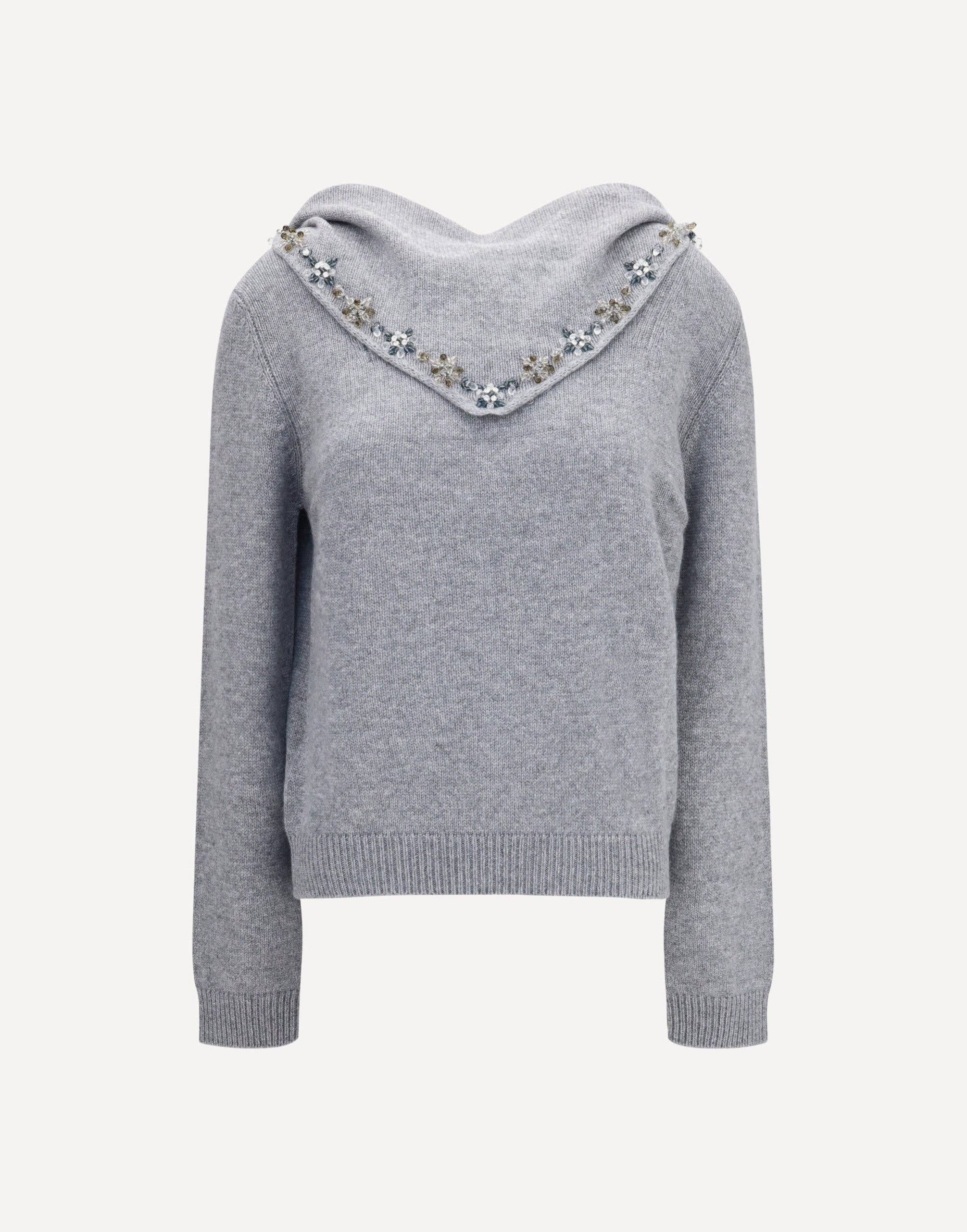 Prada Sweater With Integrated Scarf