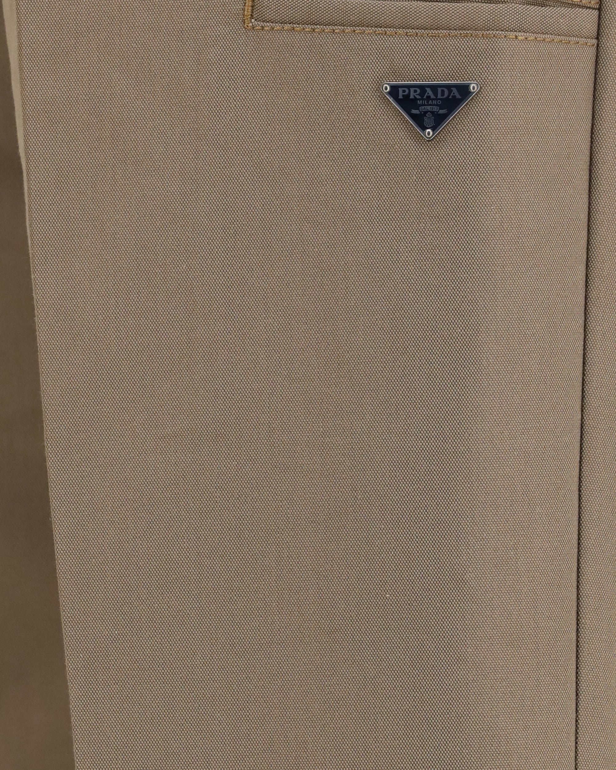 Prada Technische Canvas-Hose mit weitem Bein
