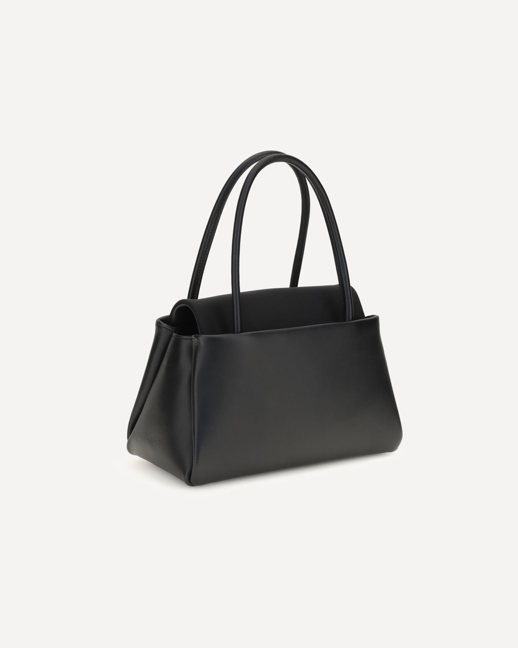 Borsa top handle Prada con logo triangolo
