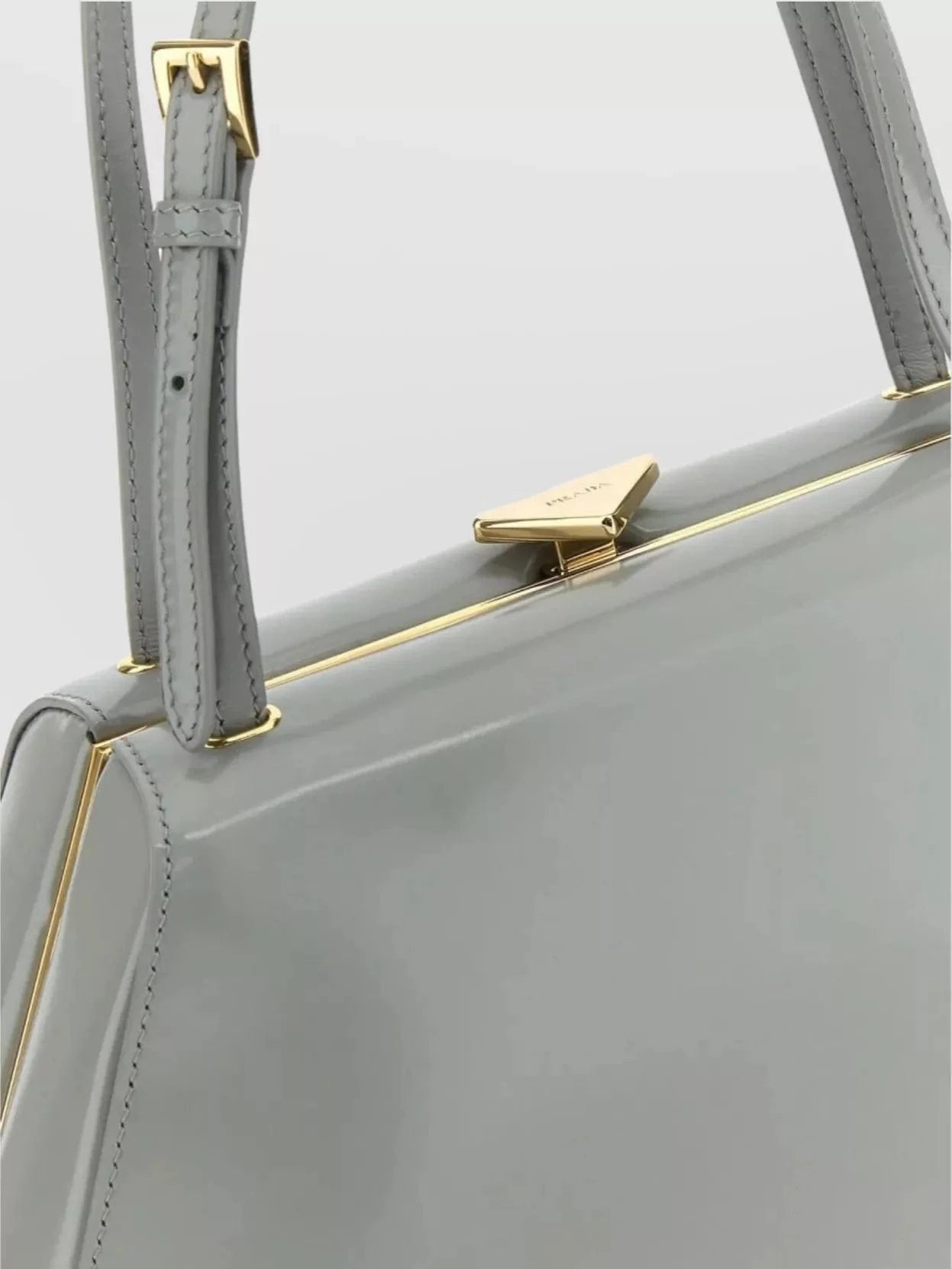 Prada Trapeze-Shaped Tote Bag
