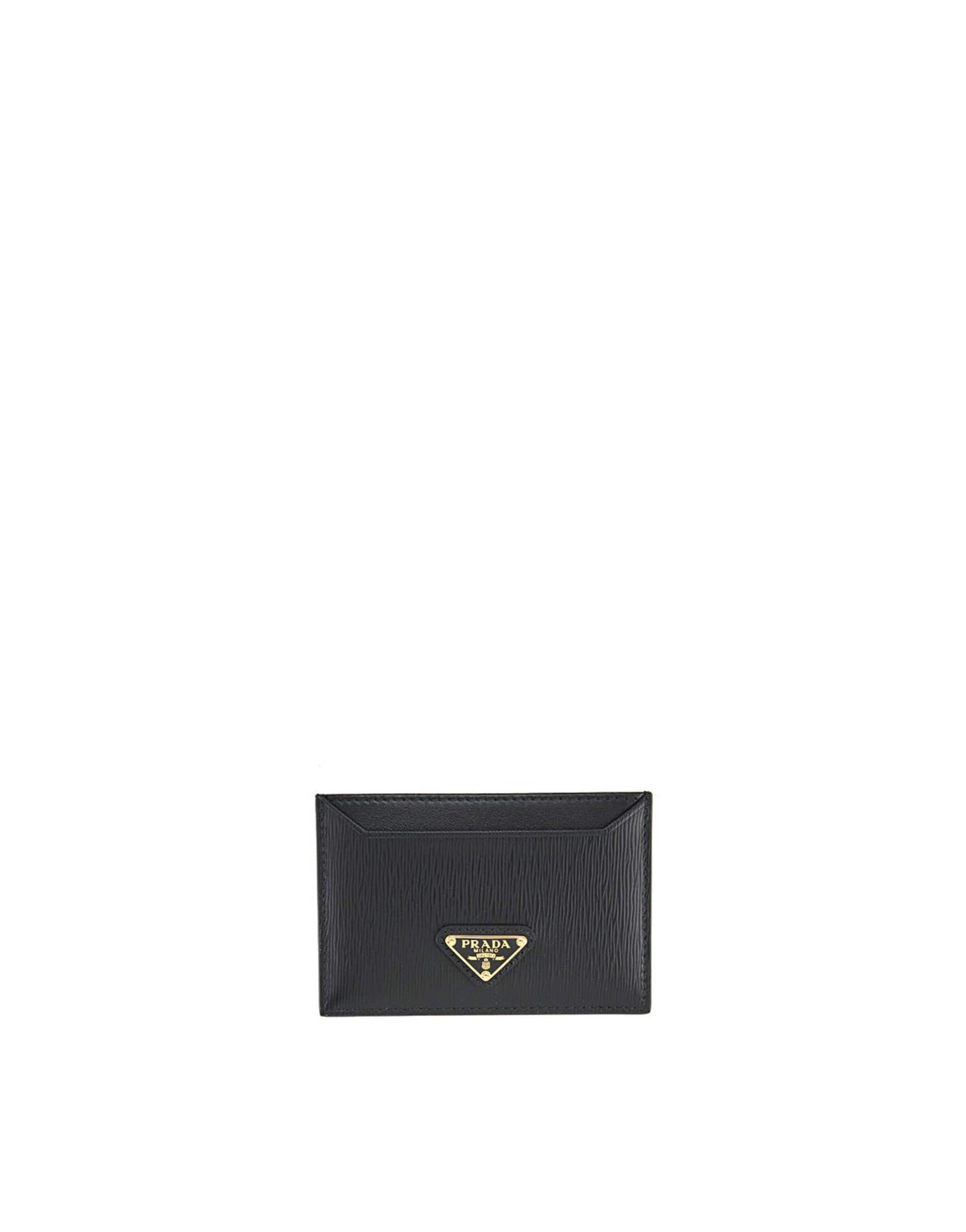 Prada Triangle Logo Card Holder
