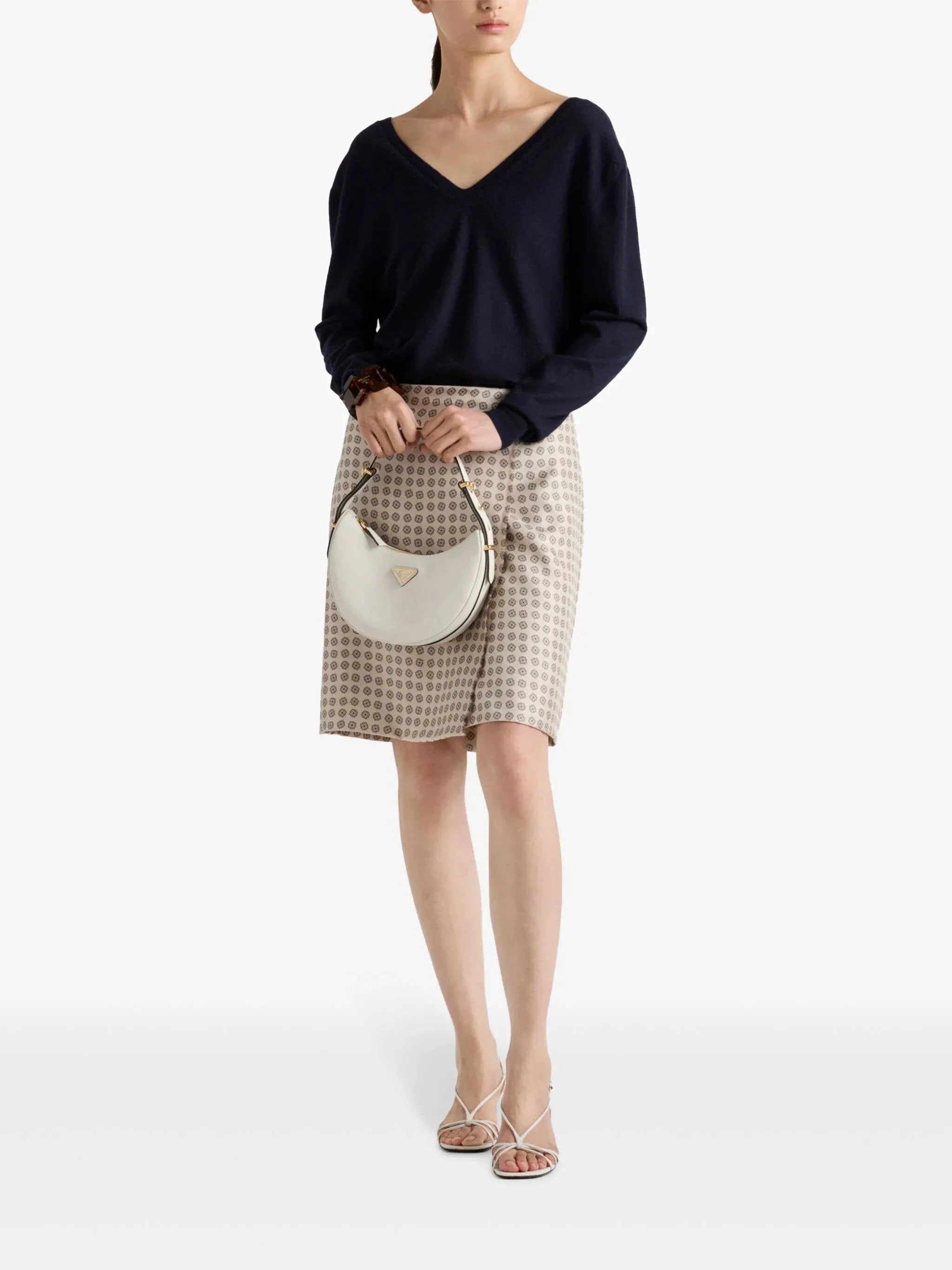 Prada V-neck Cashmere Sweater